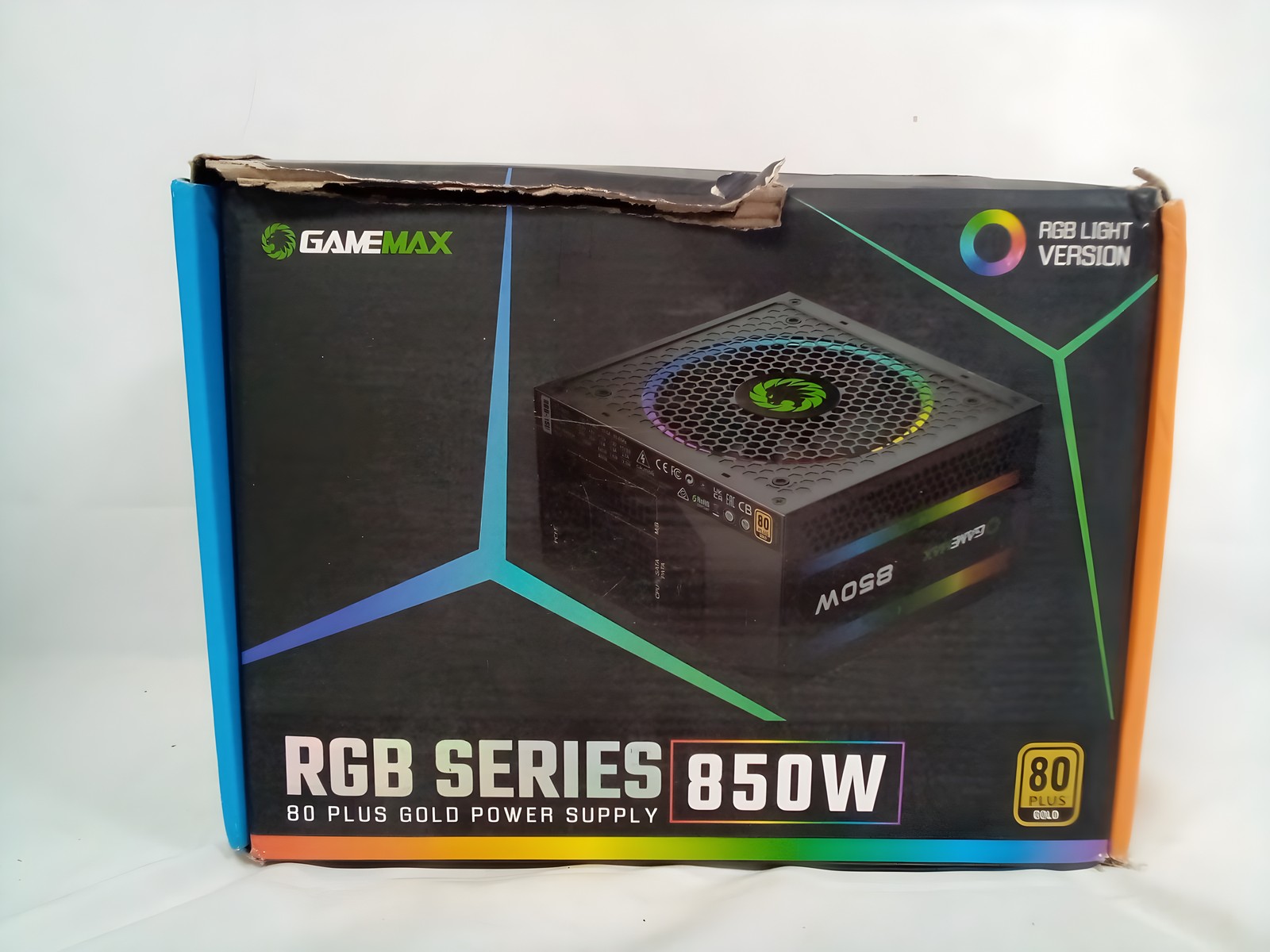 GameMax RGB Series 850W 80 Plus Gold RGB Power Supply
