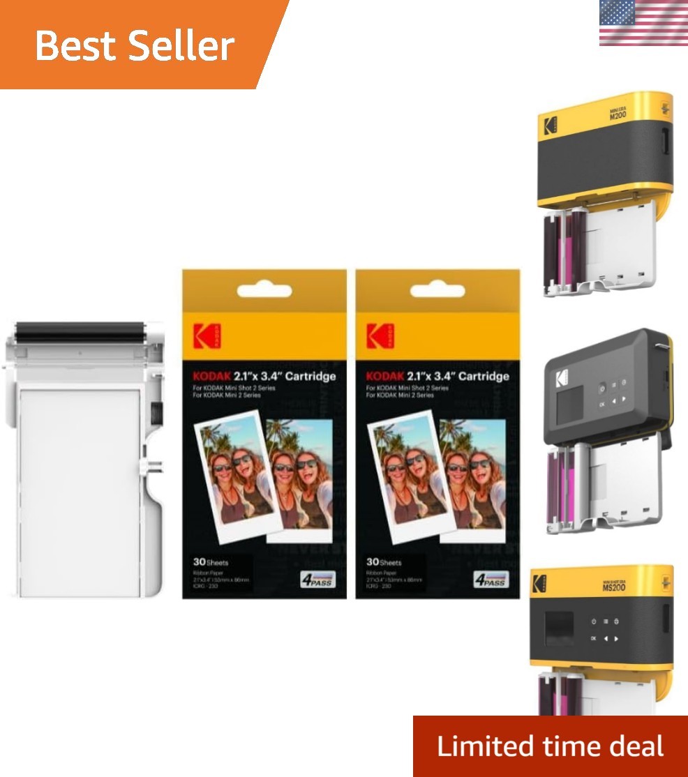 4PASS 2x3" All-in-One Cartridge Refill 60 Sheets Only Compatible with Mini 2 ...