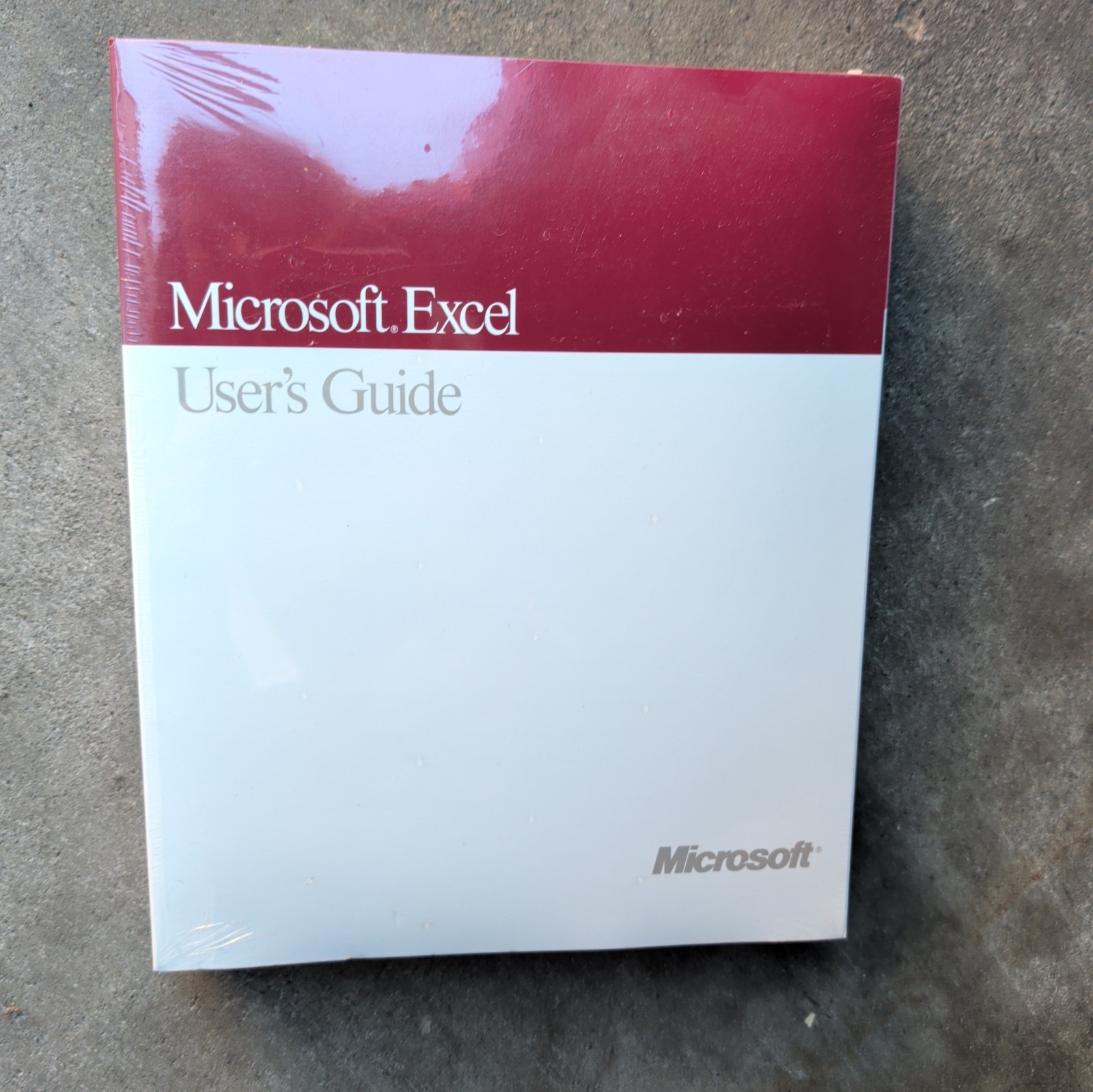 Vintage Early 90s Microsoft Excel User’s Guide Manual 18638 0391 Factory Sealed