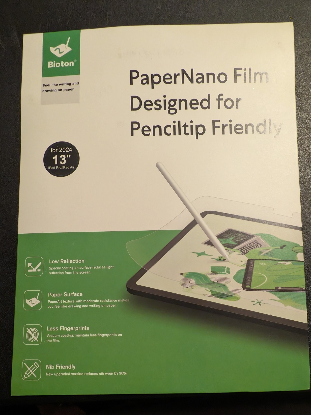 PaperNano Film Designed For Penciltip Friendly For 2024 13" iPad Pro/ Air
