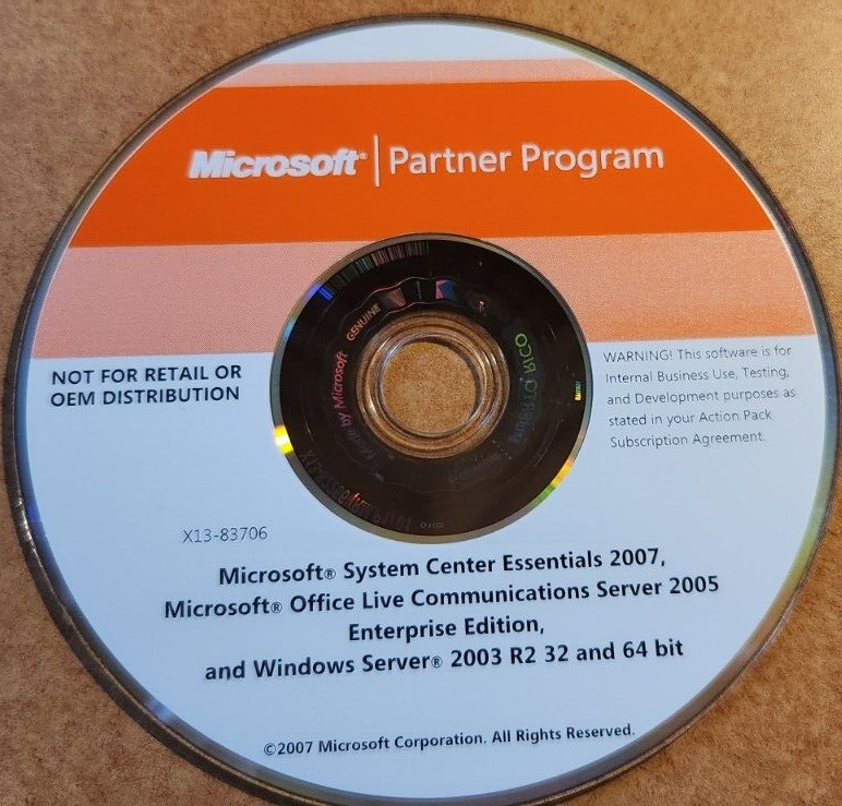 Microsoft System Center Essentials 2007 Live Communications 2005, Windows Server