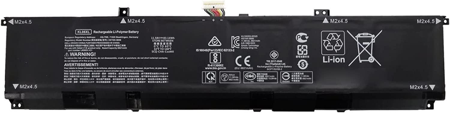 KL06XL L85885 005 HSTNN IB9M L85853 1C1 Laptop Battery Compatible with Hp Envy