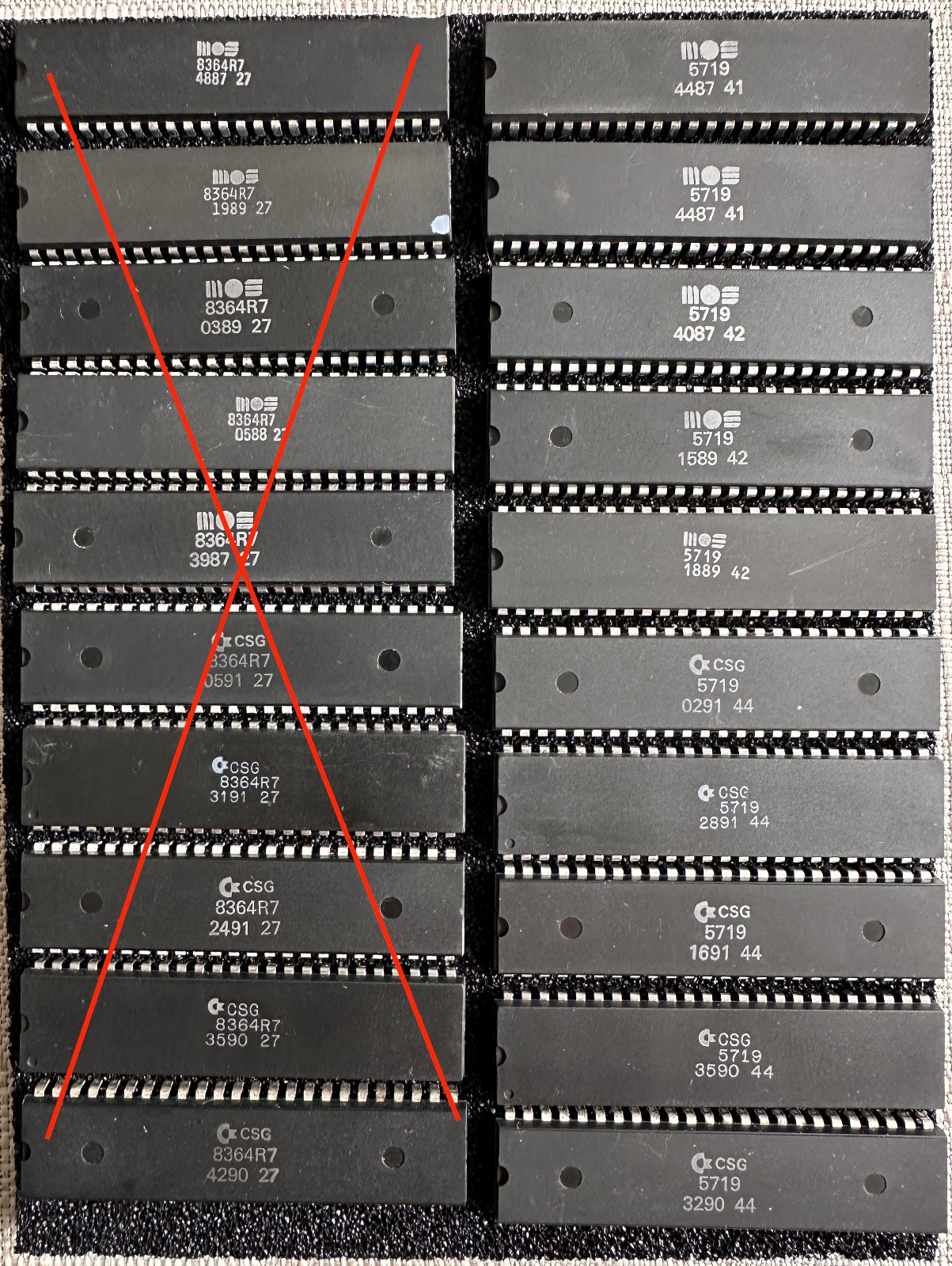1 x 5719 CSG/MOS GARY Gate Array Chip IC Commodore AMIGA 500/A2000/CDTV