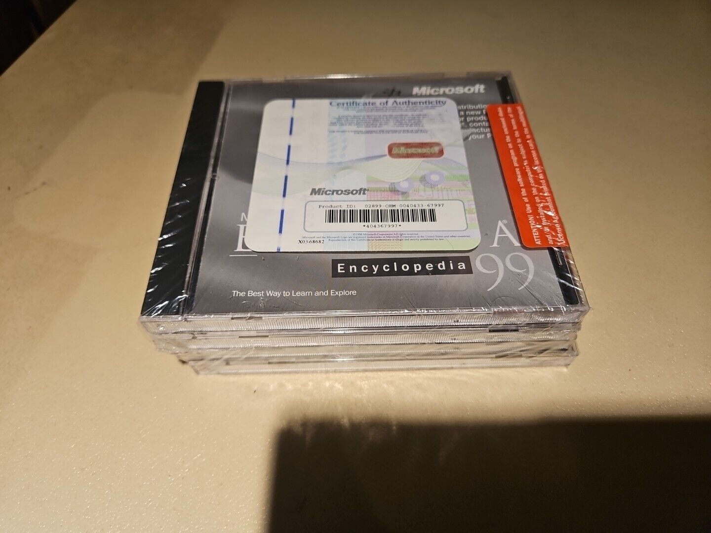 Microsoft 99 Sealed Disc Lot Of 4 Bundle