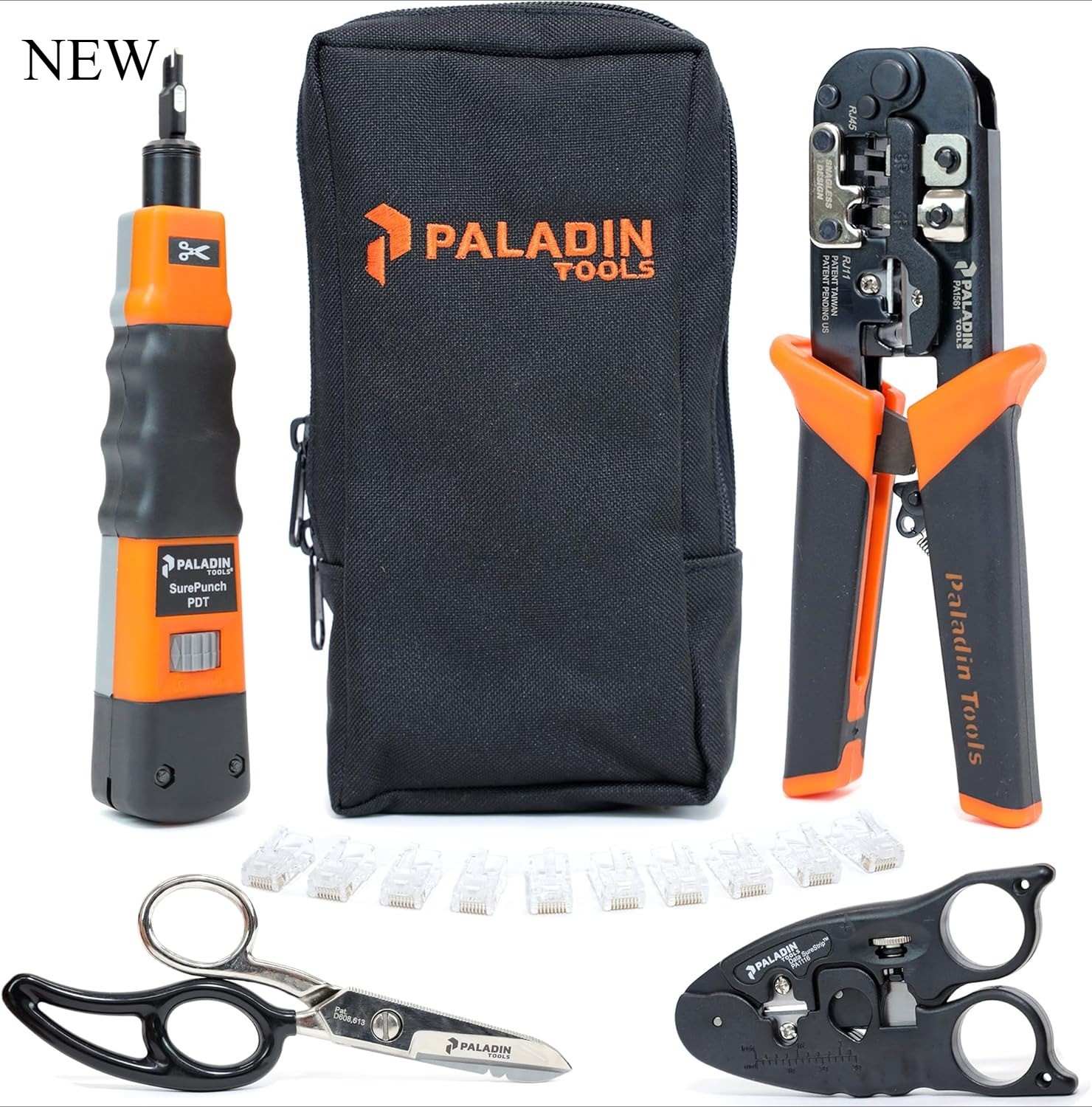 Paladin Tools PA4908 Network Tool Kit - VDV Technicians Kit, NEW