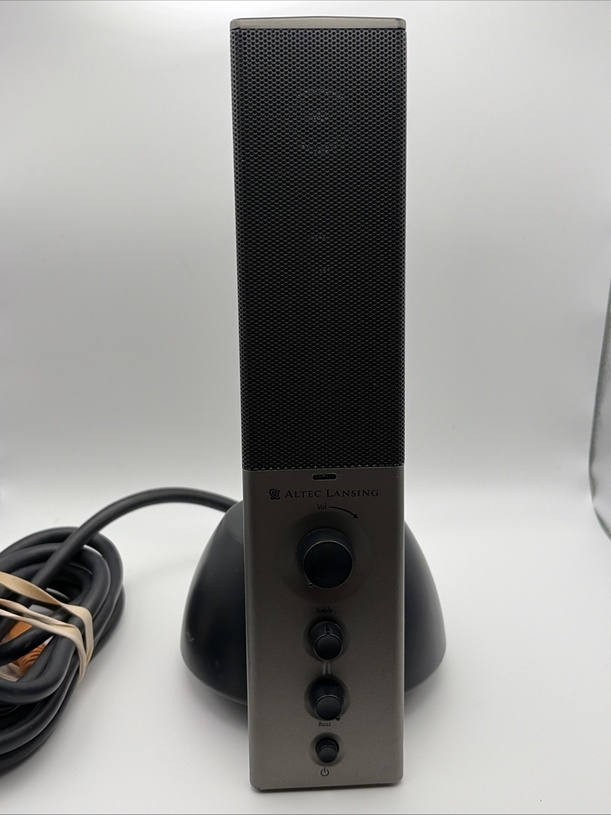 Altec Lansing Black VS4121 Right Replacement Speaker w/ Audio Cable UNTESTED