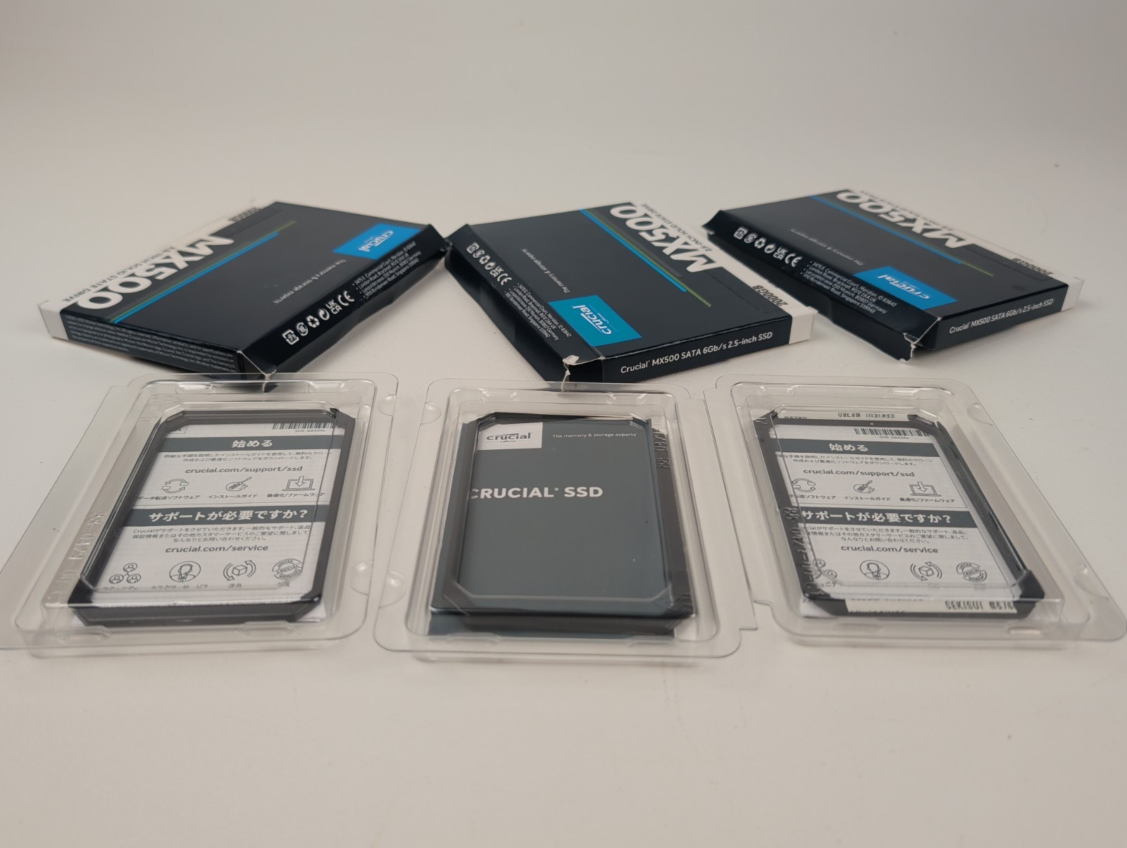 Crucial 2.5" MX500 SSD 2TB SATA III 6Gbps SSD CT2000MX500SSD1 **(3) BOXES ONLY**