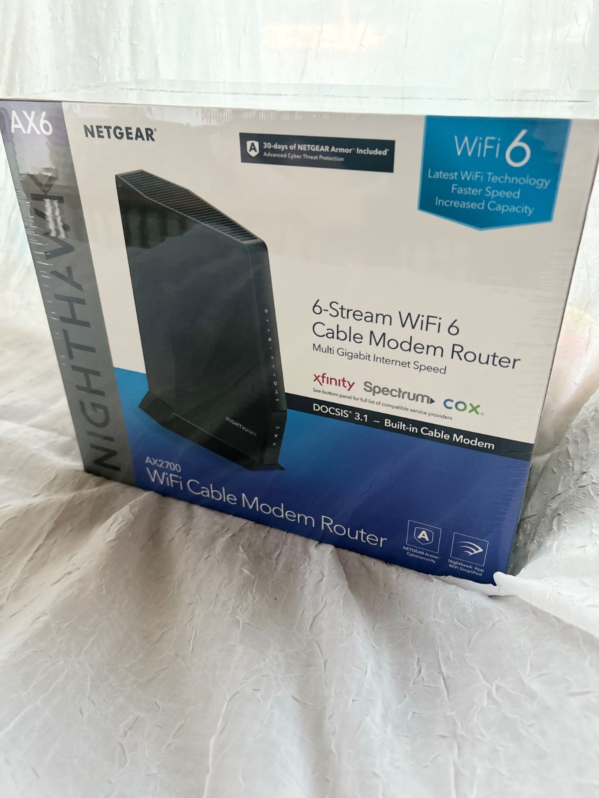 NETGEAR Nighthawk AX2700 Router - Black-New, sealed box