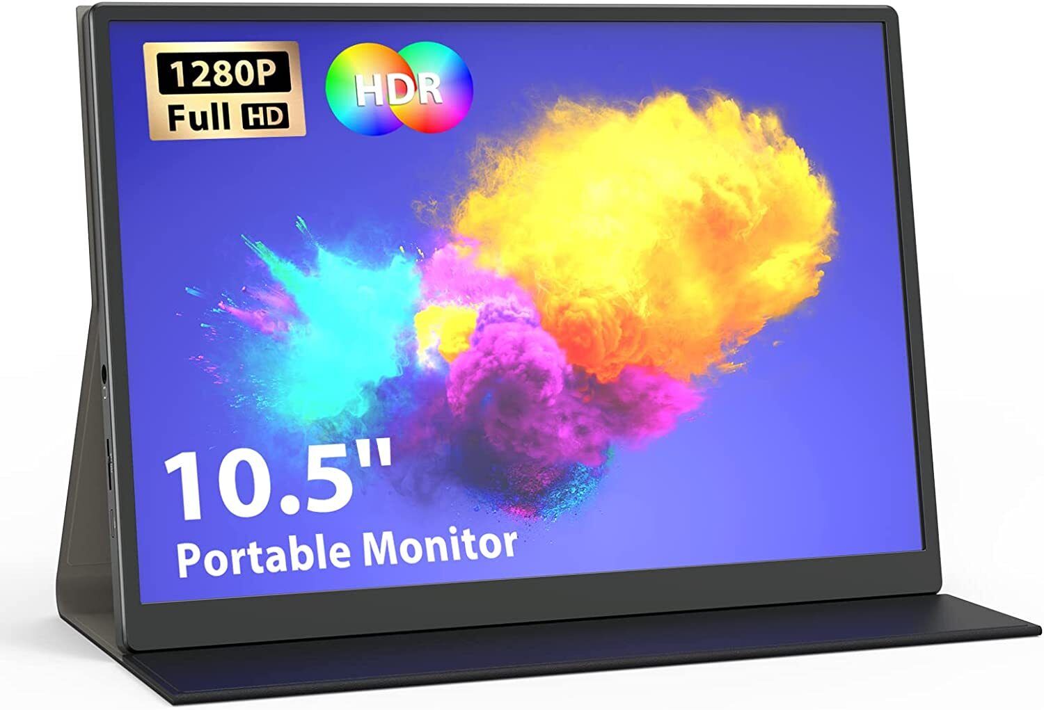 Miktver Portable Monitor, 10.5 Inch FHD 1920x1280 IPS 100% SRGB Fit CP PC Phone