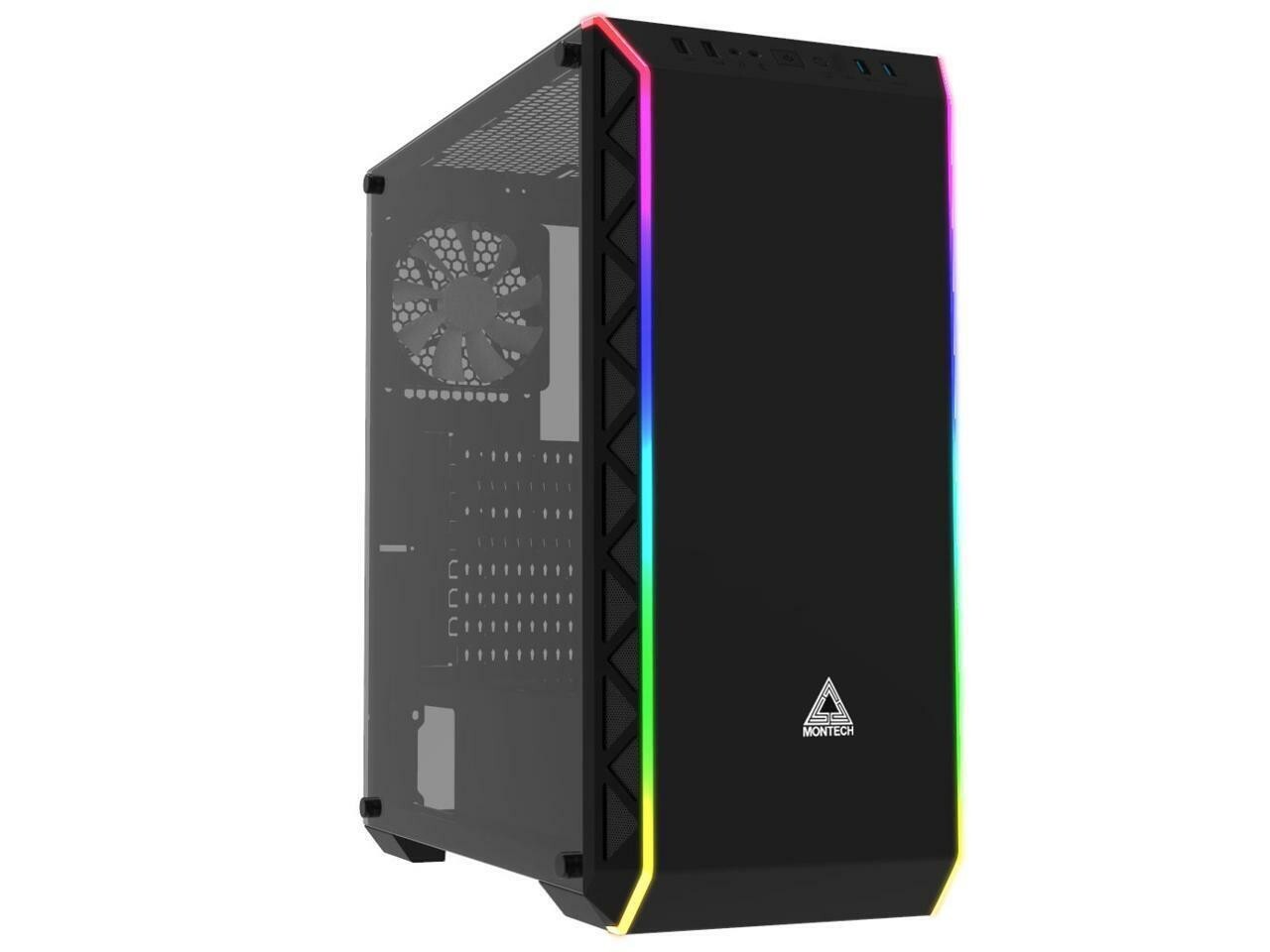 Desktop Gaming Computer PC Budget Gaming Tower System With Ryzen AMD Radeon RGB