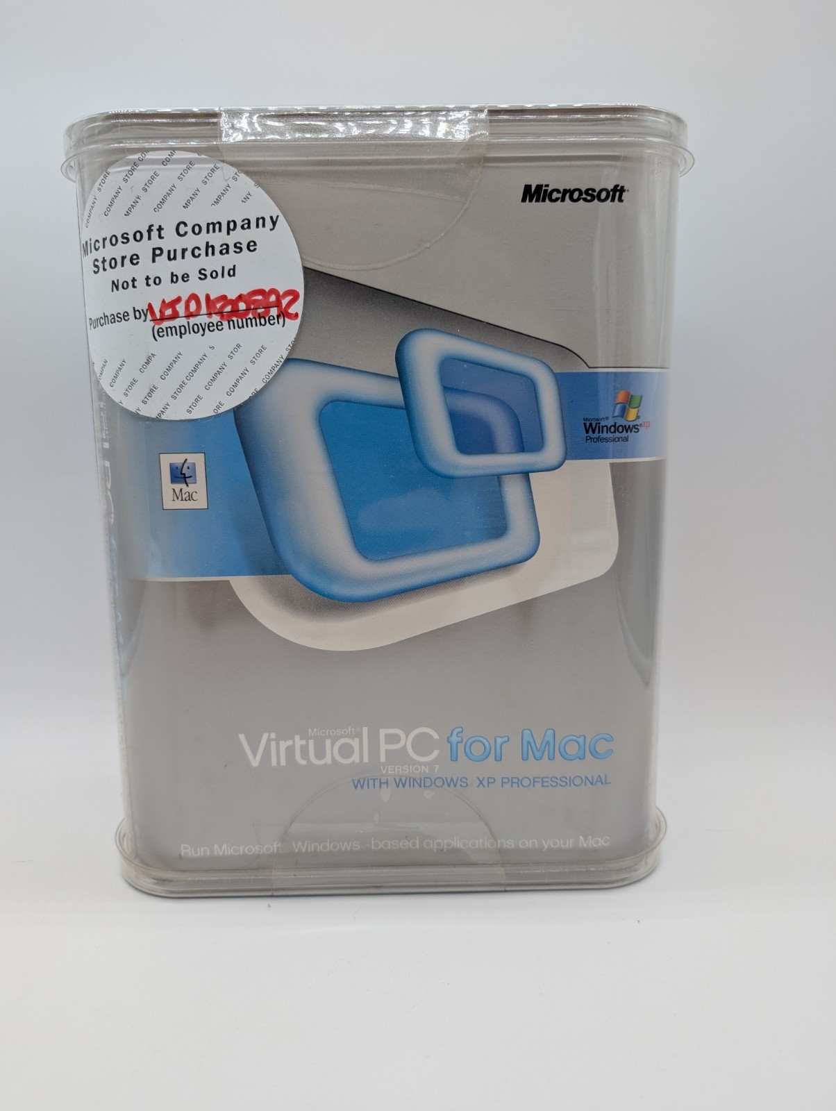 Microsoft Virtual PC for Mac Version 7 FACTORY SEALED NIB Windows XP Pro