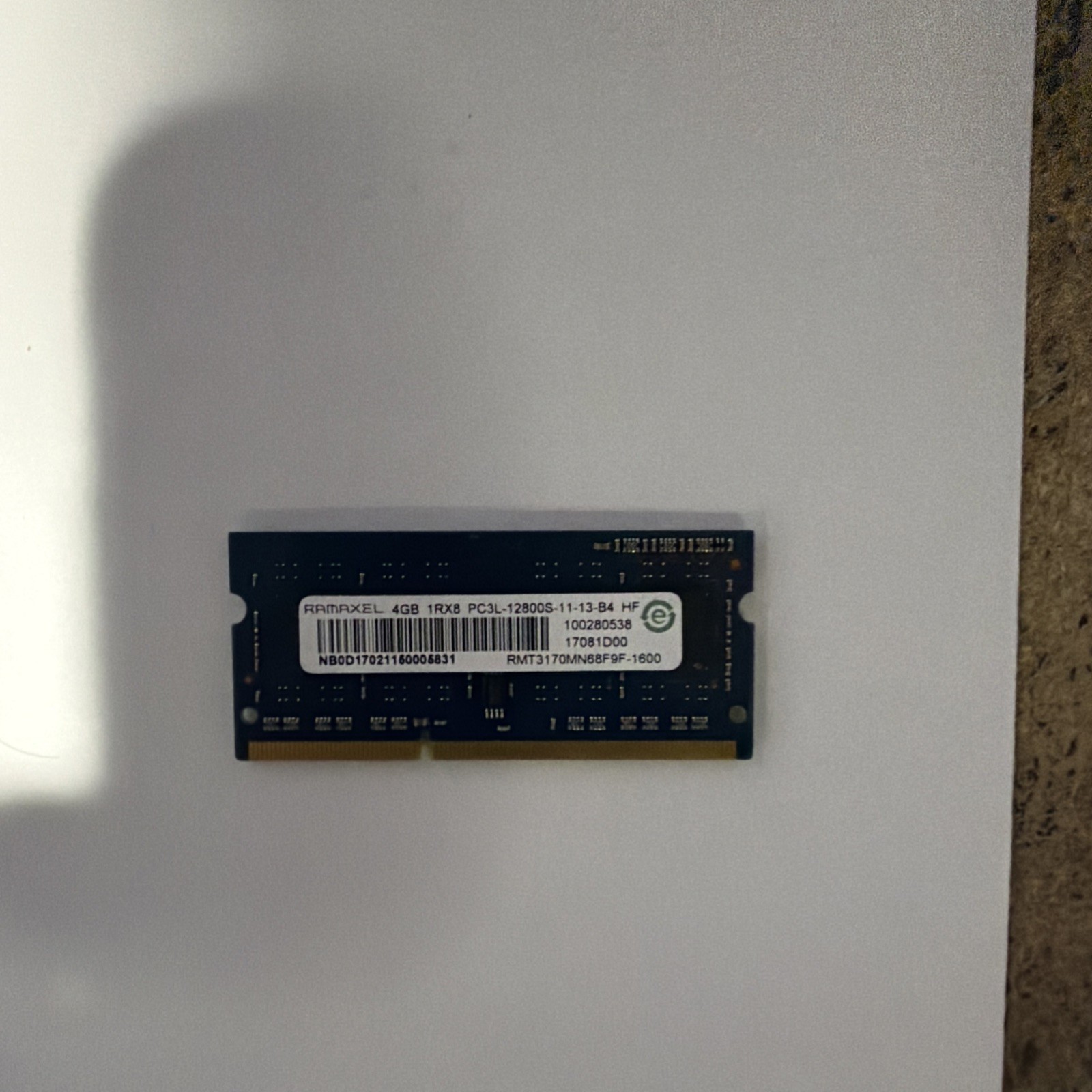Ramaxel 4gb RAM MEMORY