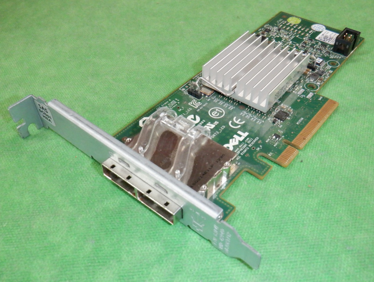 Dell 12DNW 012DNW PERC H200E SAS 6G DUAL PCI-E HBA Controller Card Full Height