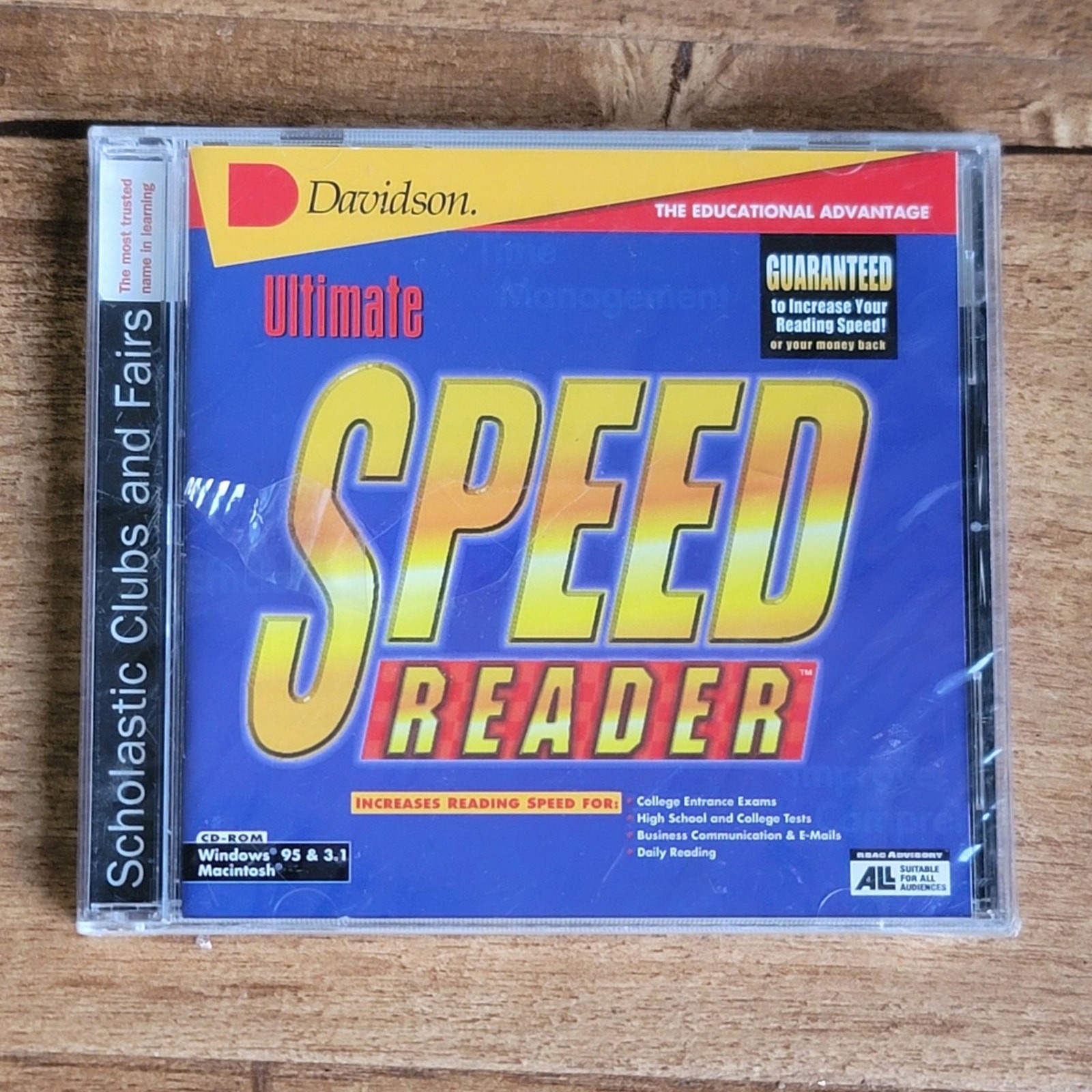 Vtg 90s Davidson ULTIMATE SPEED READER CD