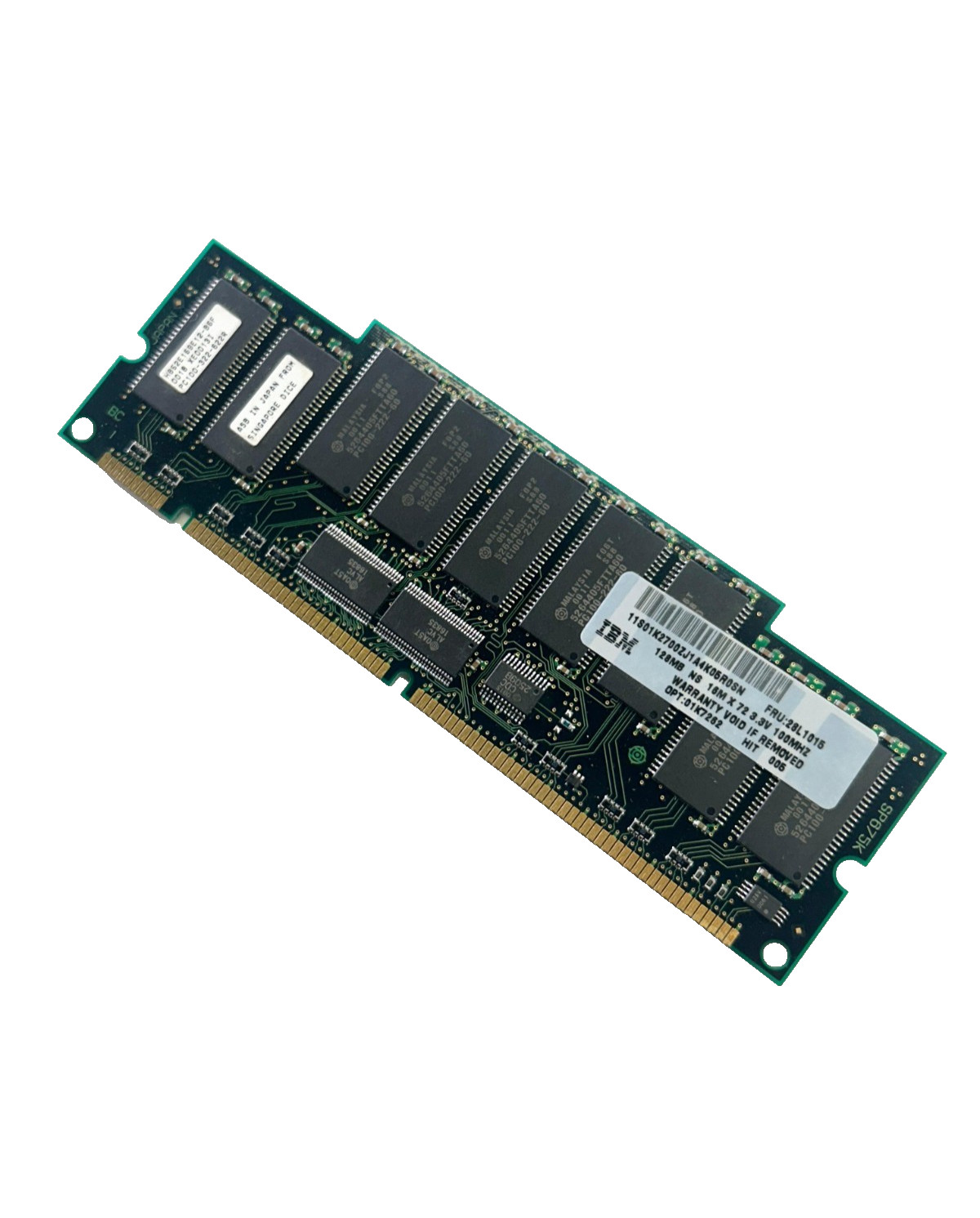 IBM 128MB NS 16Mx72 100MHz 3.3V ECC SDRAM Memory Module