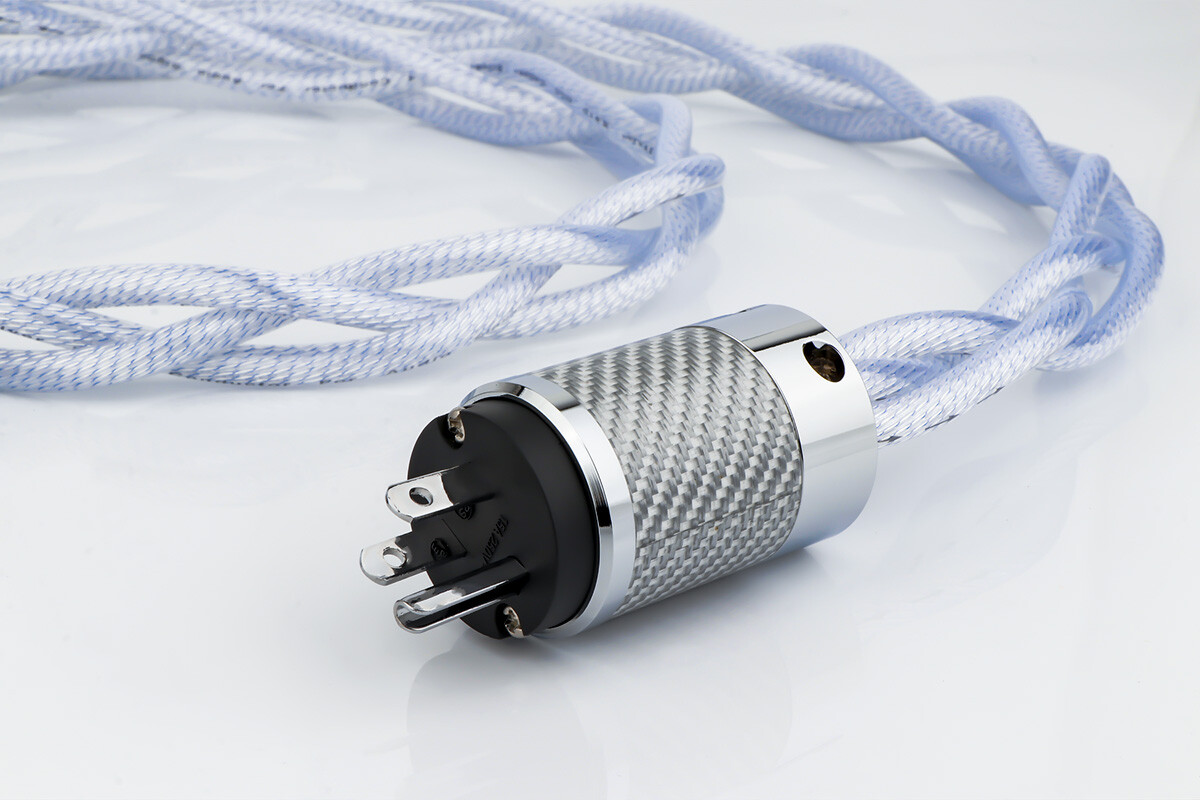 Audiophile HiFi Power Cable US/EU Silver Plate Plug OCC Schuko Mains Supply Cord