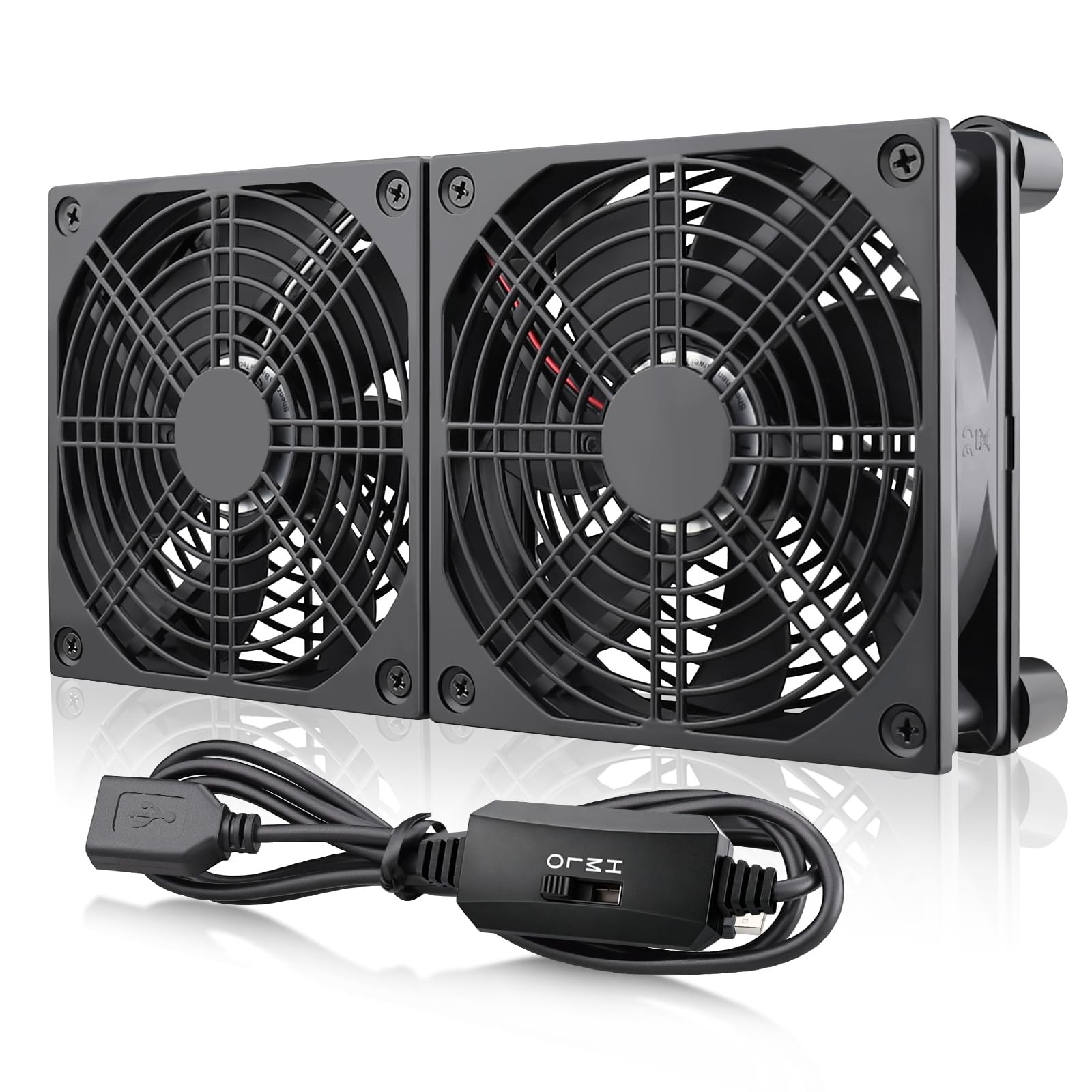 High Airflow Router Cooling Fan For Computer Cooler Tv Small Box Dc 5v Usb Power
