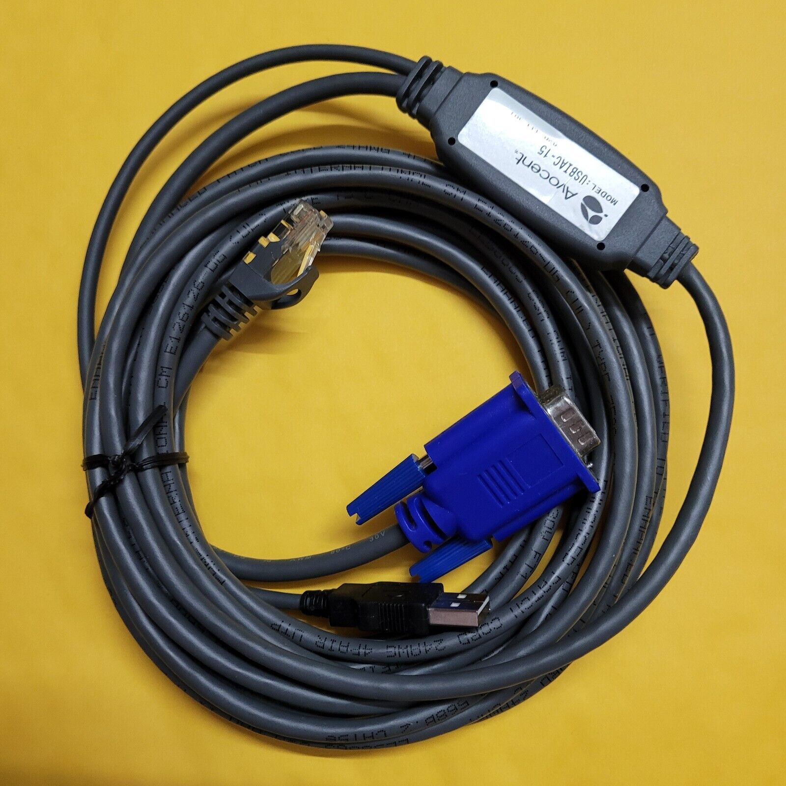 Avocent USBIAC-15 15\' USB KVM Switch Module cable 3008 3016 3100 3200