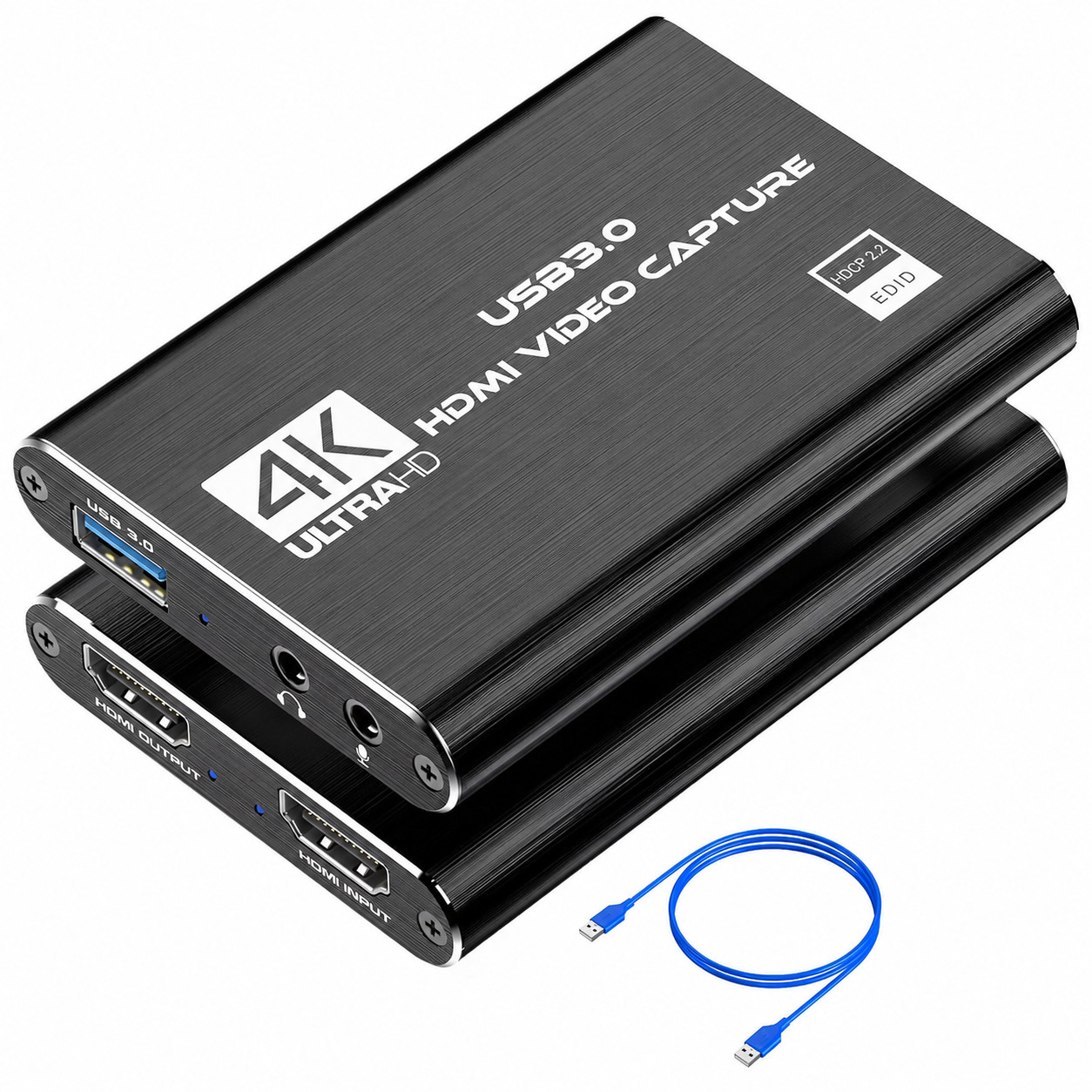 2-PACK HDMI Capture Card USB 3.0 – 1080P 60FPS Video Recorder
