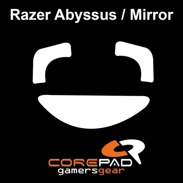Corepad Skatez Razer Abyssus Mirror Salmosa Replacement Mouse Feet PTFE Teflon