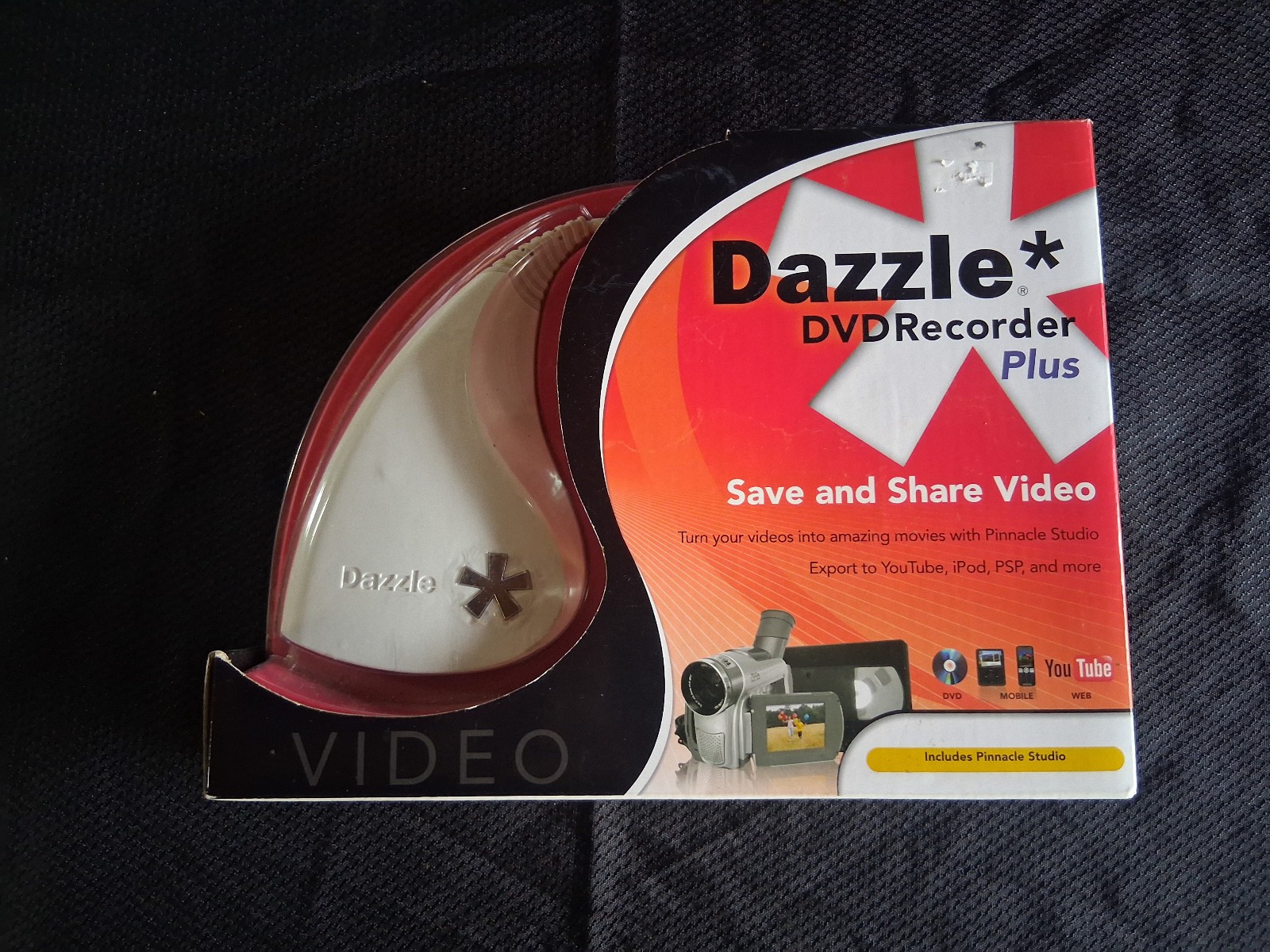 NEW Pinnacle Studio Dazzle DVD Recorder Plus Save & Share Video