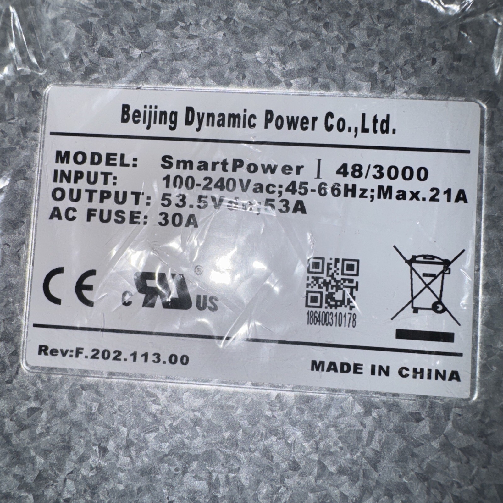 Beijing Dynamic Power Smart Power 48/3000 Power Supply SPI48-3000 *SHIPS FAST*