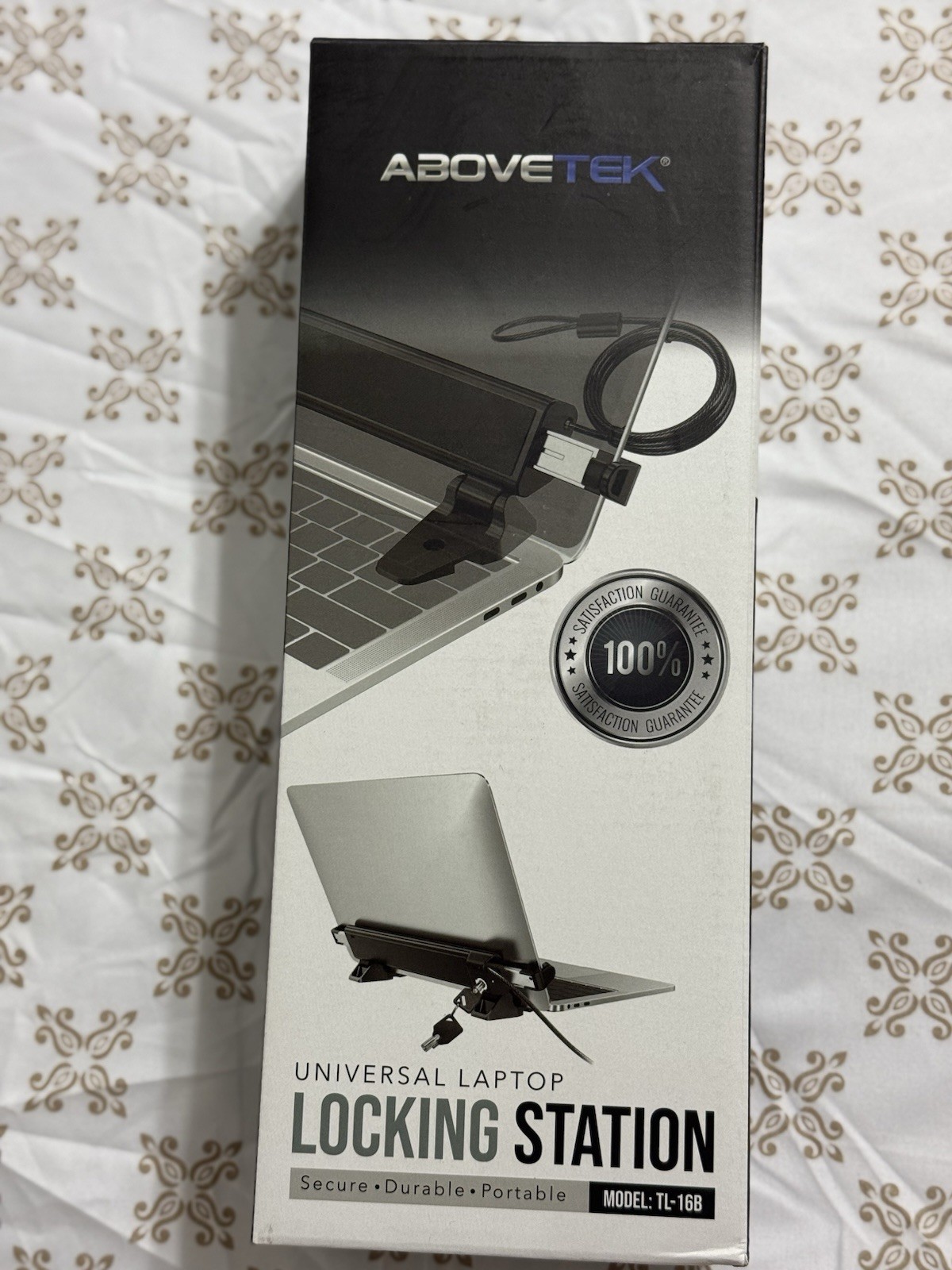 ABOVE TEK Universal Laptop Locking Station, Model: TL-16B