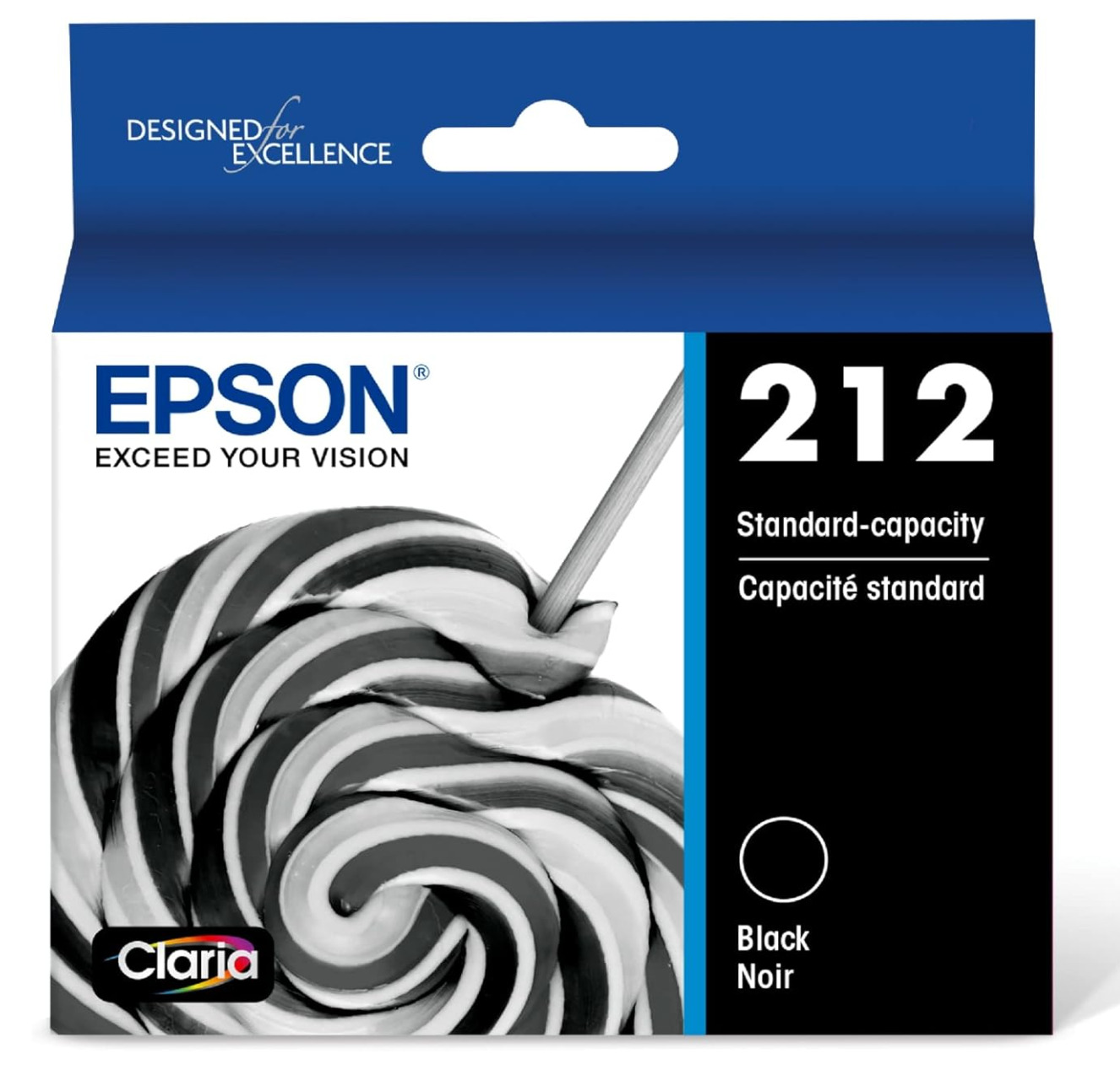 EPSON 212 BLACK Ink Cartridge CLARIA Standard Capacity  T212120-S