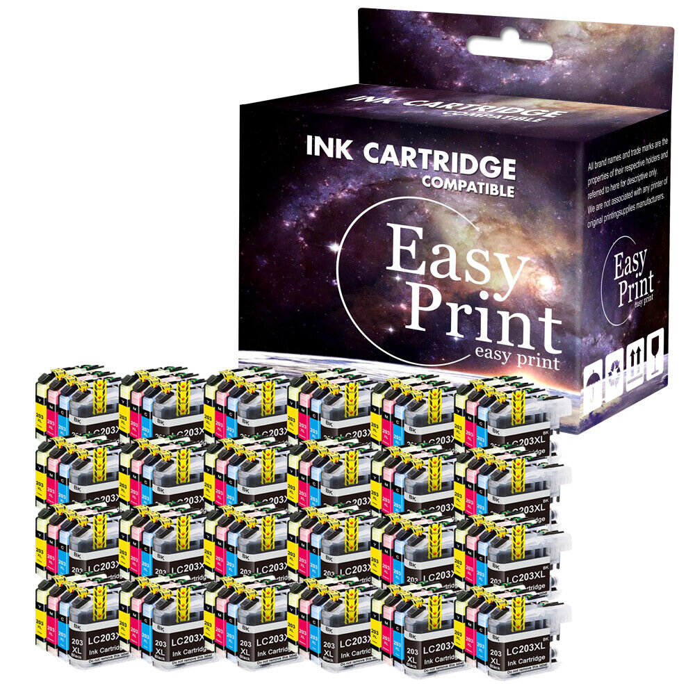 96PK Ink Cartridge fits Brother LC203 LC201 MFC-J4320DW J4420DW J4620DW J5520DW