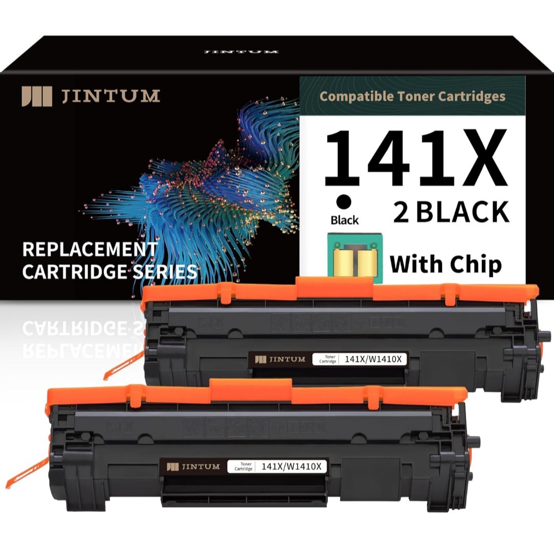 JINTUM 141X  with chip Compatible Toner Cartridge Replacement 2-Pack