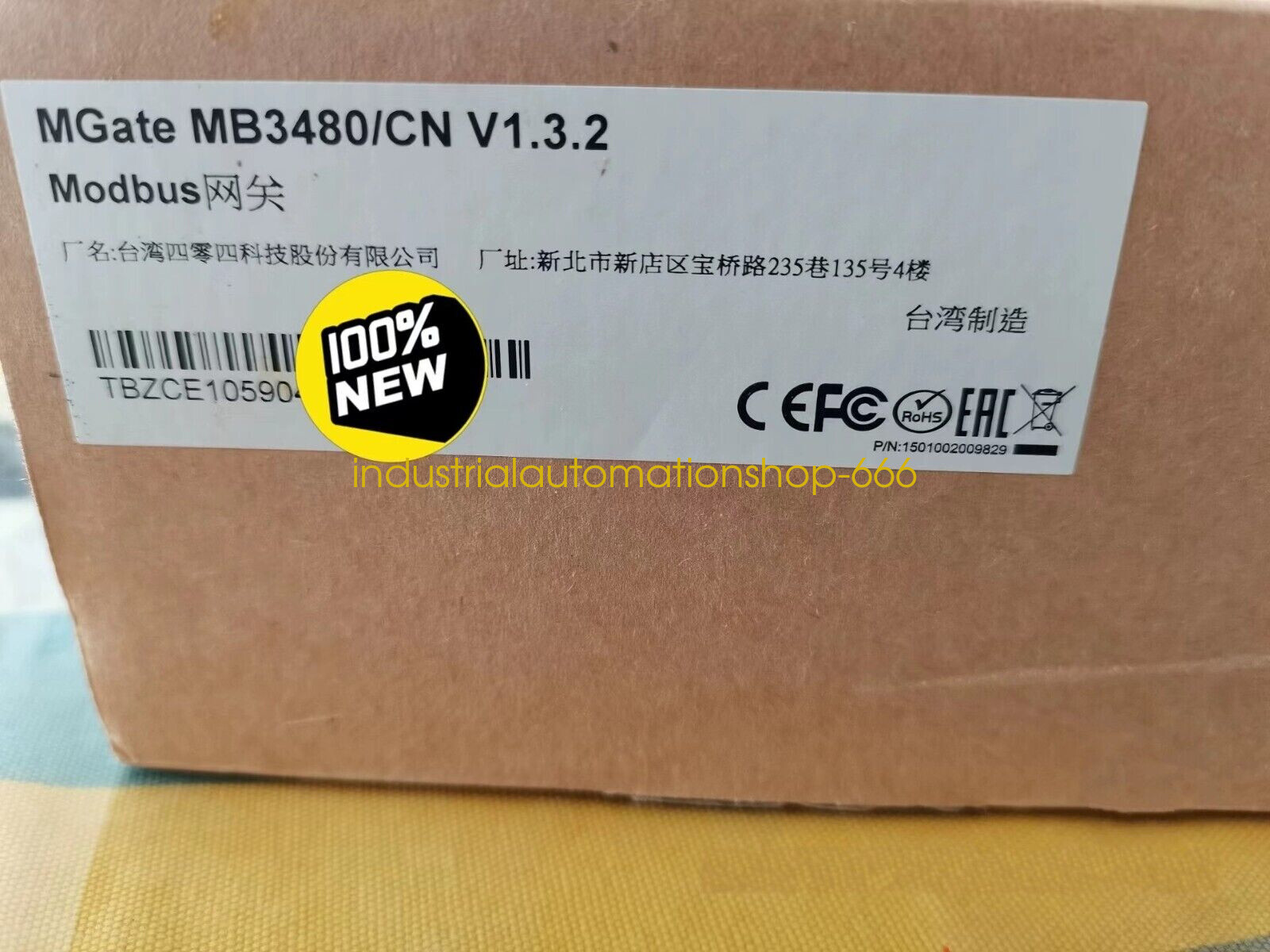 1PCS NEW MOXA MB3480/CN Gateway Via DHL or FedEX