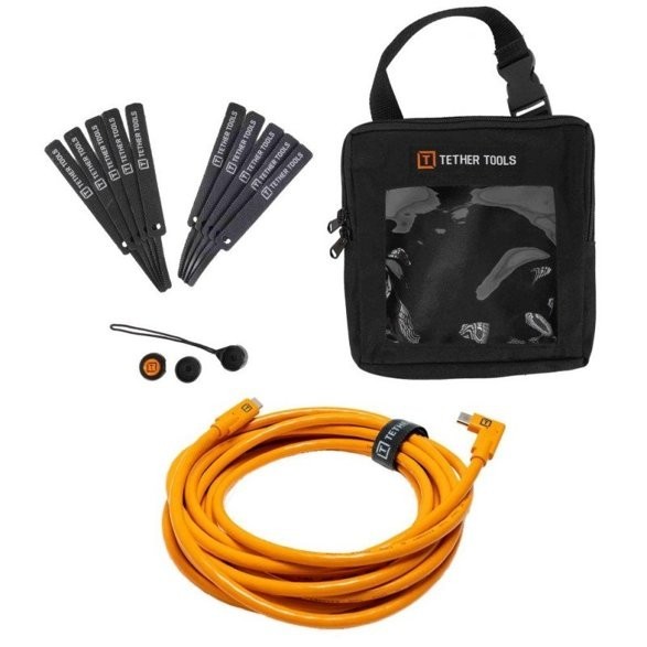 Tether Tools Pro USB-C to USB-C Starter Tethering Kit Fast Transfer BTKC15RT-ORG
