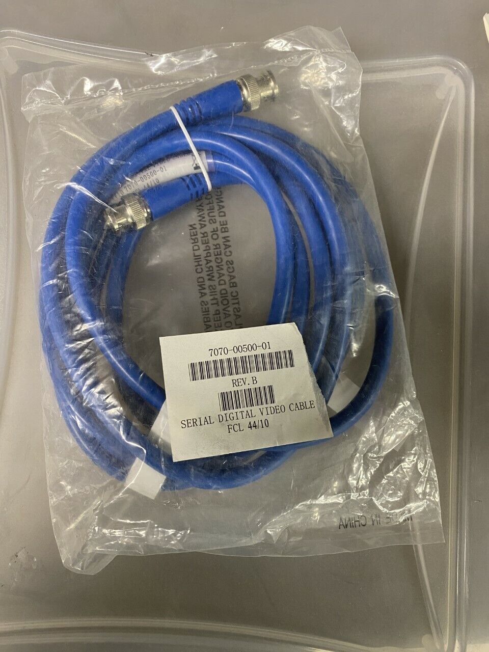 Serial Digital Video Cable, NEW, Avid 0070-00500-01 Blue 6' FCL 42/13