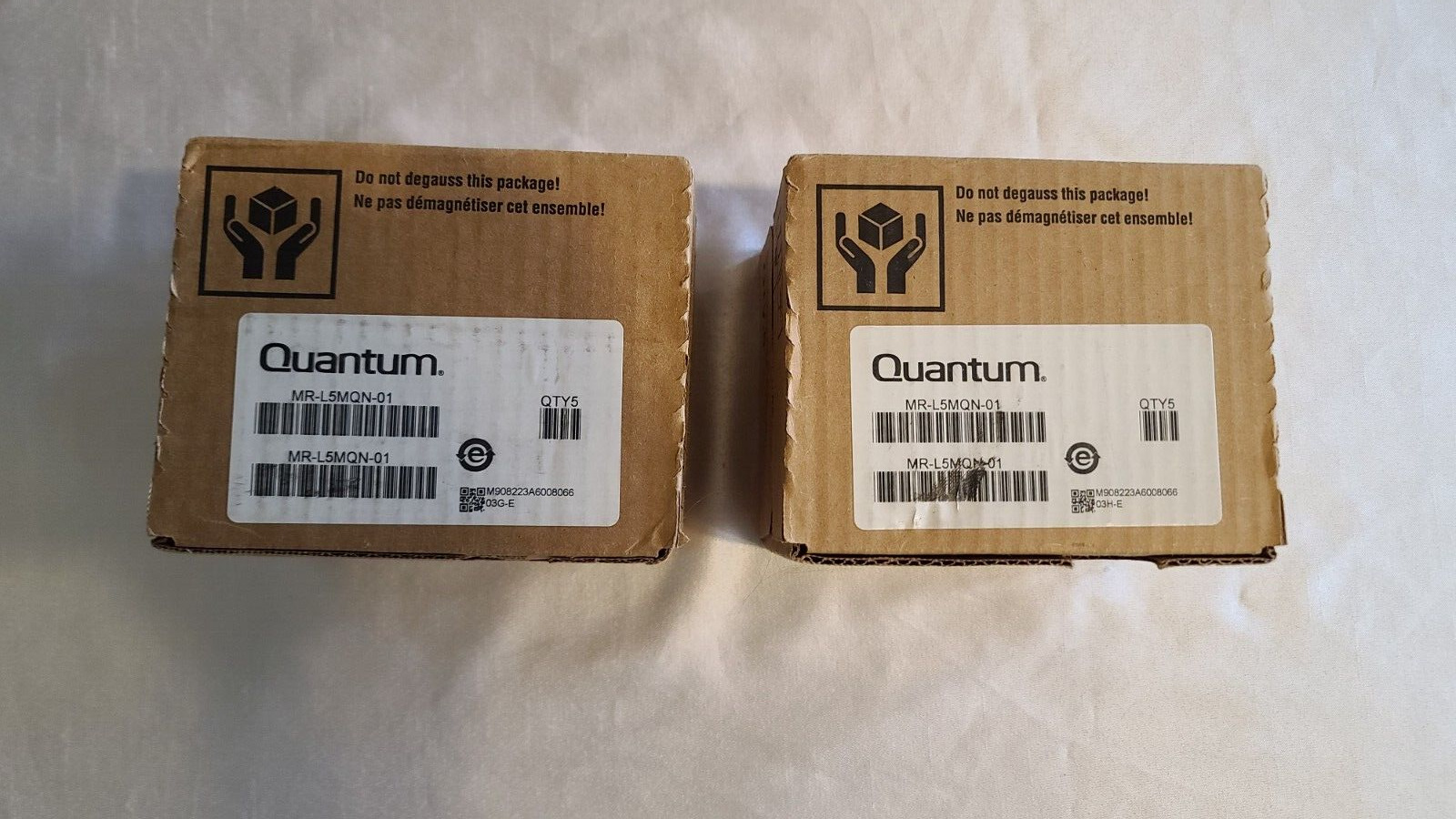 2 x 5-PACK Quantum LTO-5 Tape MR-L5MQN-01 Data Storage Cartridges - New In Box