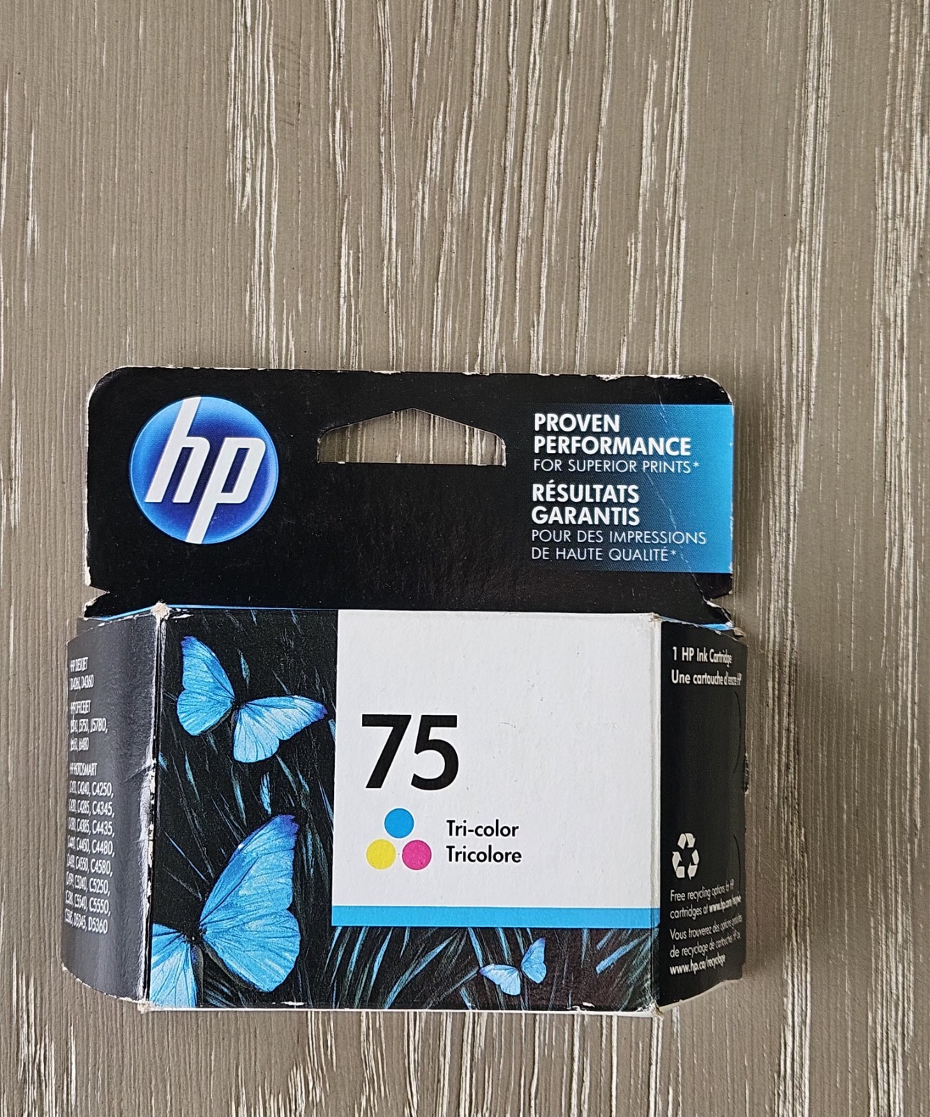 HP 75 Tri-Color Original OEM Printer Ink CB337WN HP Date: Dec 20128