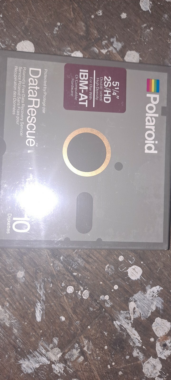 New 10 Pack 5 1/4 Polaroid  Diskettes
