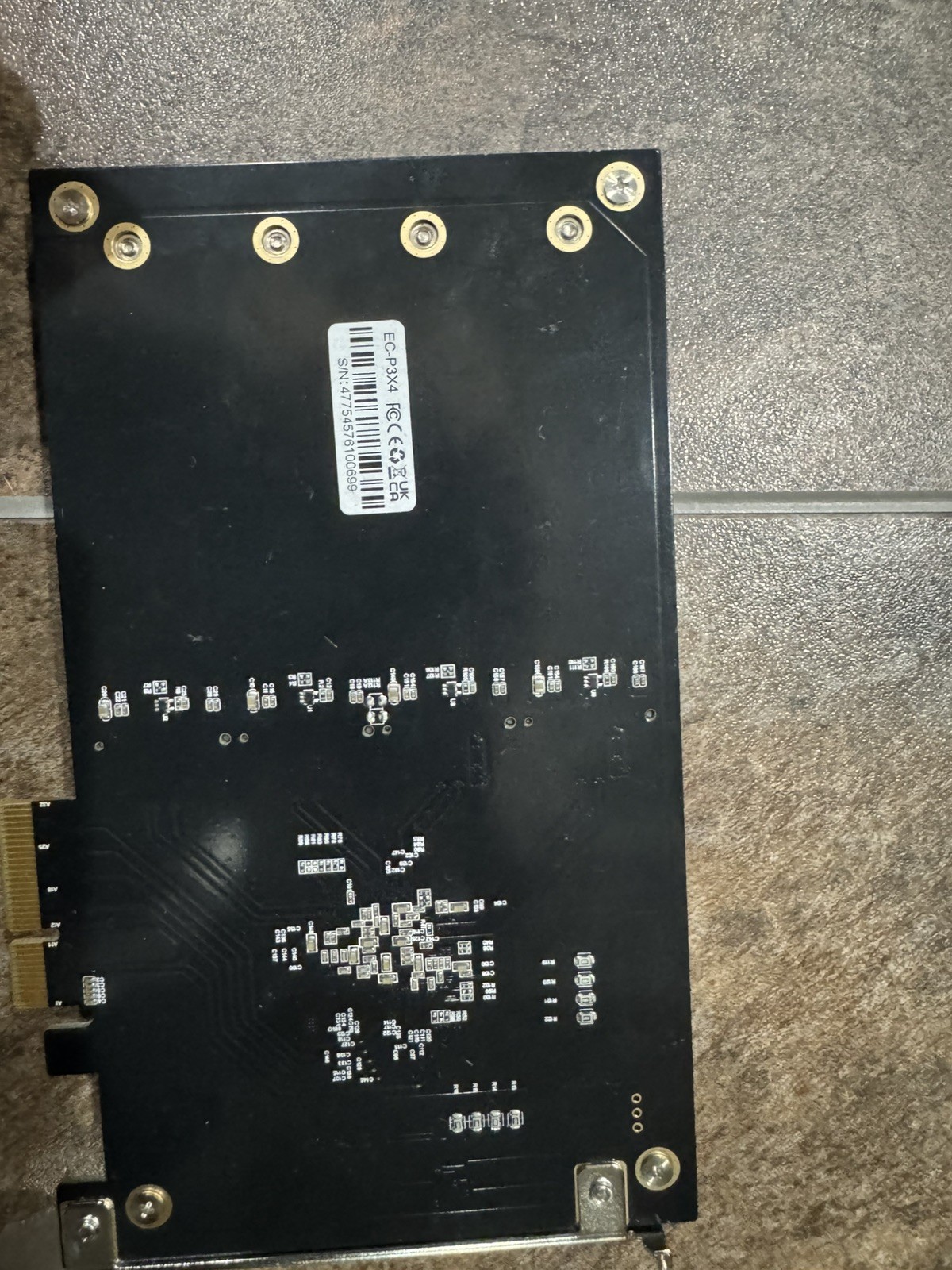 4 Drive NVMe SSD to PCIe Adapter Card SABRENT EC P3X4