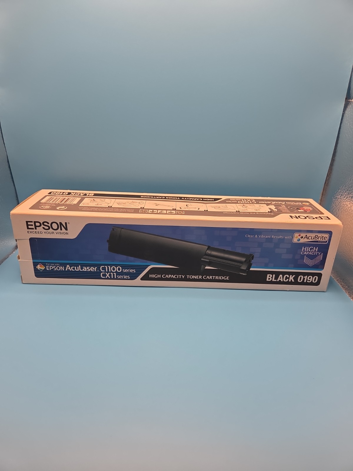 EPSON High Capacity Toner Cartridge BLACK 0190 C1100/CX11 series 