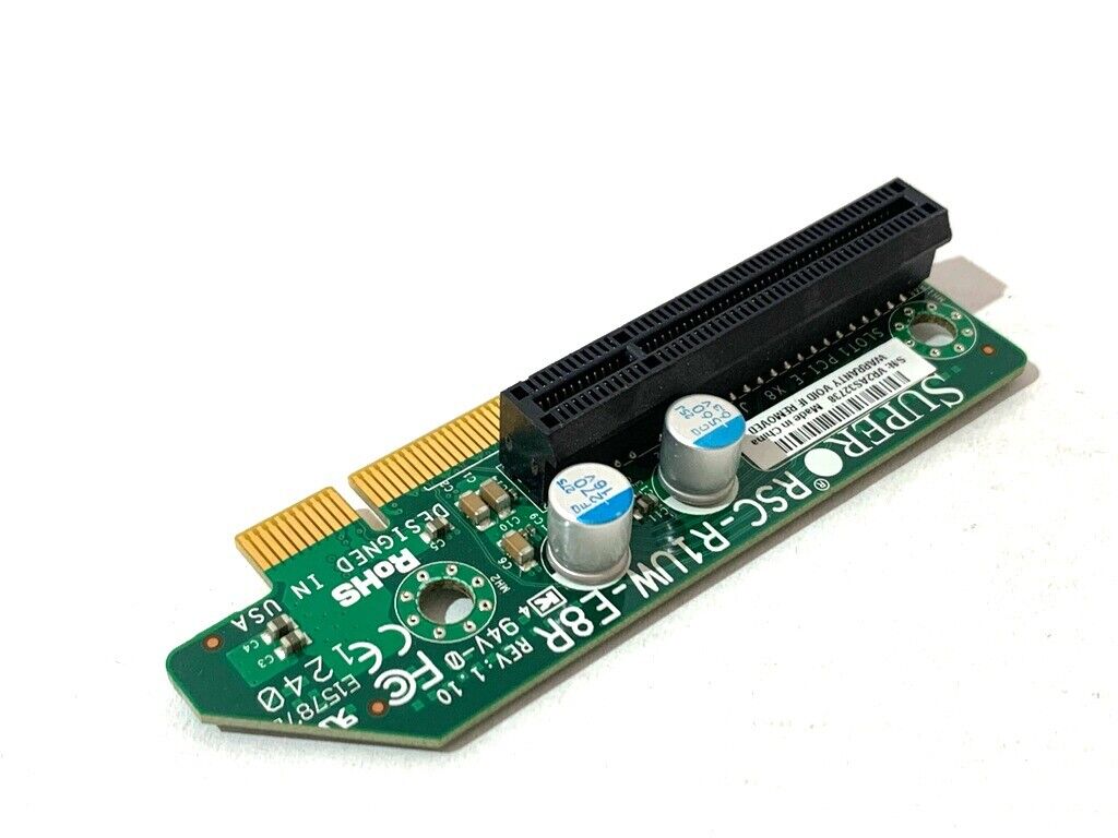 Supermicro 1U Riser Card PCI-E x8 PN: RSC-R1UW-E8R