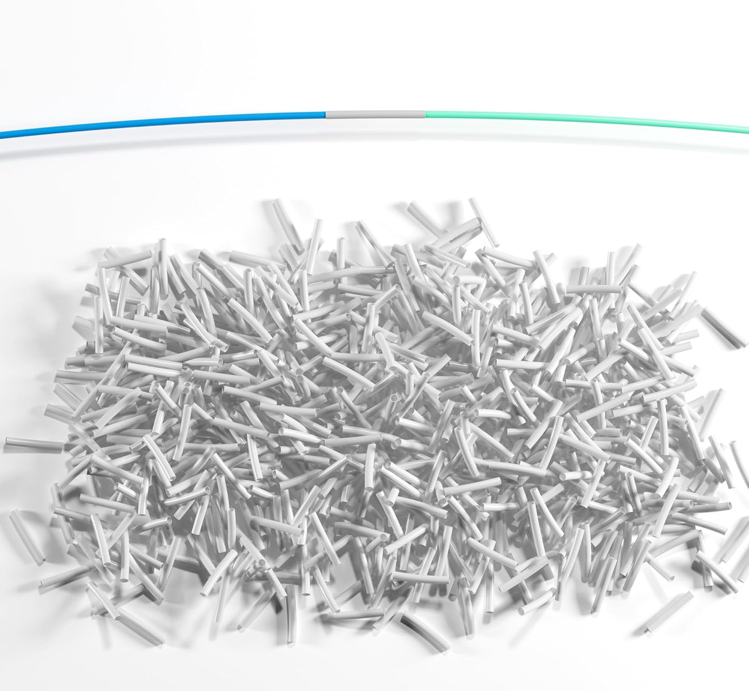 PTFE 600Pcs Suitable for SUNLU Filament Connector, 3D Printer Filament 1.75mm, E