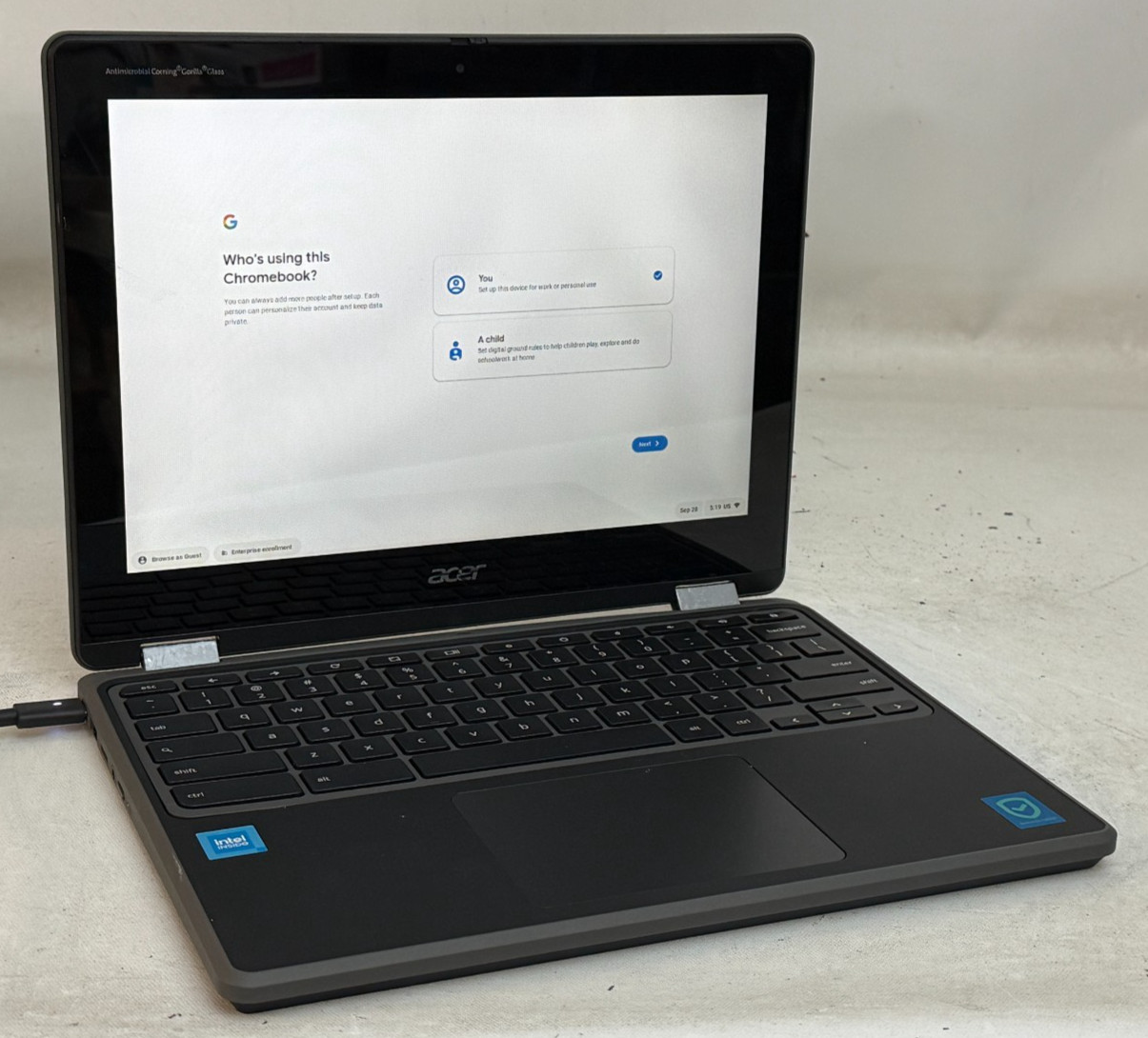 Acer Chromebook R853T 12" (N5100 - 4GB RAM - 32GB Storage - ChromeOS)