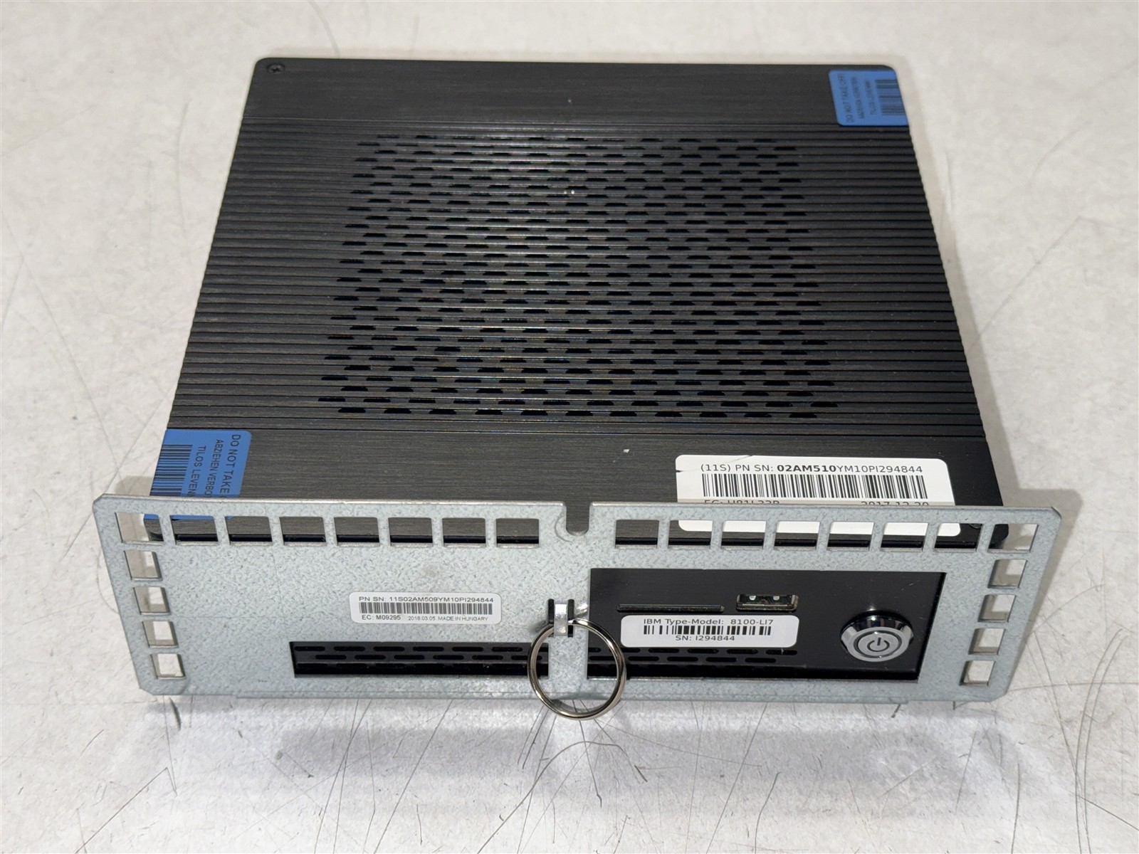 IBM 02AM510 DS8880 8100-L17 SFF HMC CONSOLE-NO POWER SUPPLY
