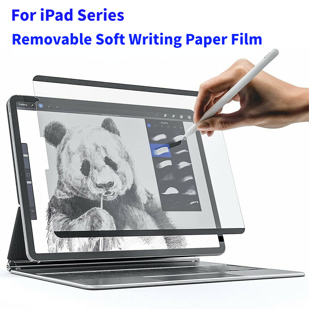Removable Magnetic Matte Paper Film Screen Protector For Apple iPad Pro Air Mini