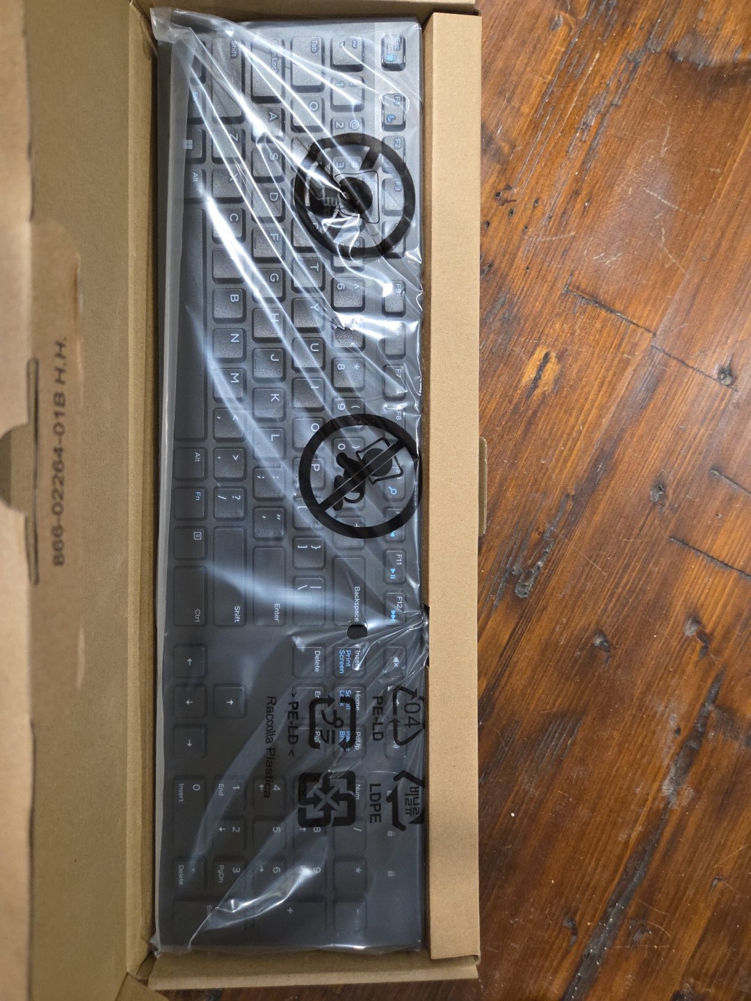 Dell 6WMN0 KB216P Black USB Wired Slim Desktop Keyboard - NEW