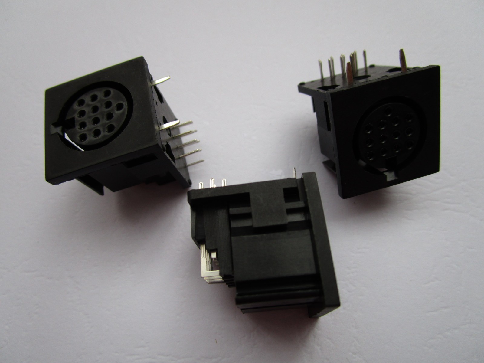 5 pcs DIN Jack 13pin Circular Jack Female PCB Mount Connector