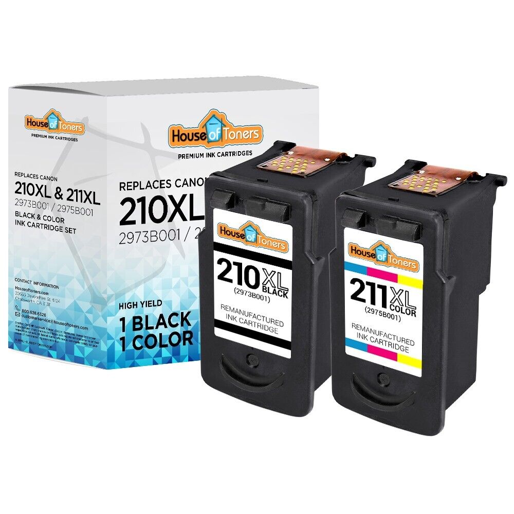 2PK PG-210XL CL-211XL Ink for Canon PIXMA iP2700 iP2702 MX320 MX330 MX340 MX350