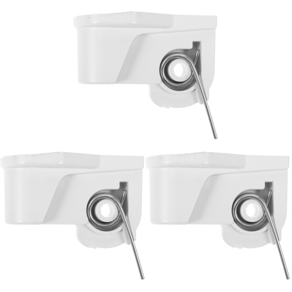 3Pcs Reusable Floor Fan Neck Motor Connector ABS Plastic Bracket White