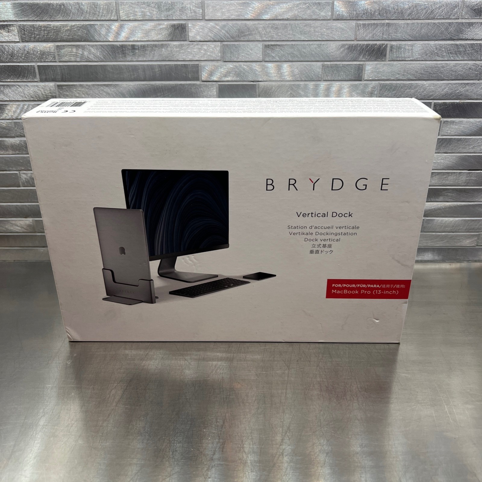 Brydge BRY13MBP Vertical Dock For MacBook Pro 13 Inch 2019 2020 USB-C FL