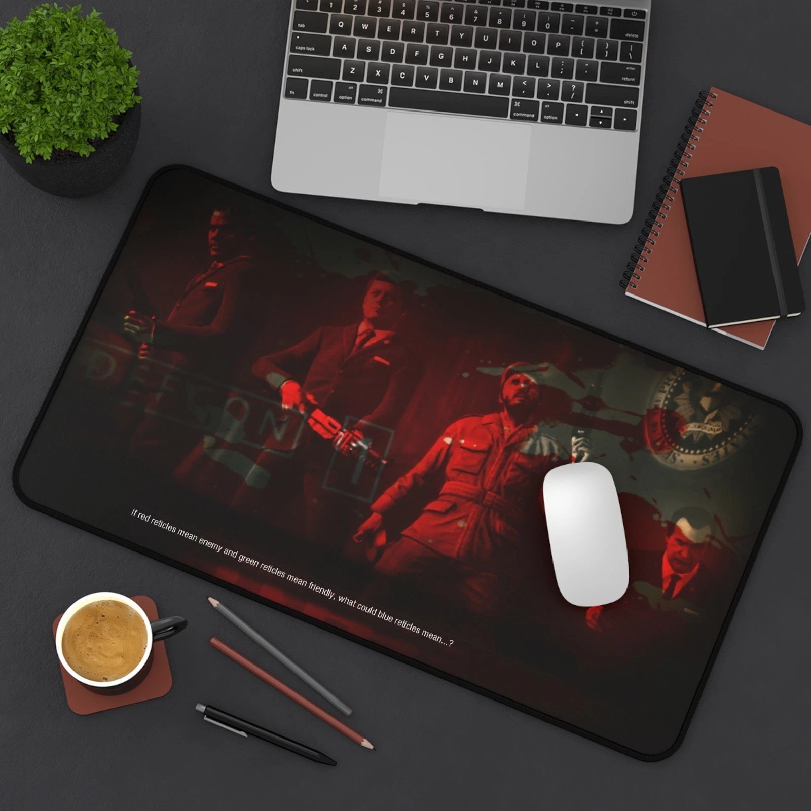 Nostalgic OG Zombies Themed High Quality Gaming Desk Mat Mouse Pad