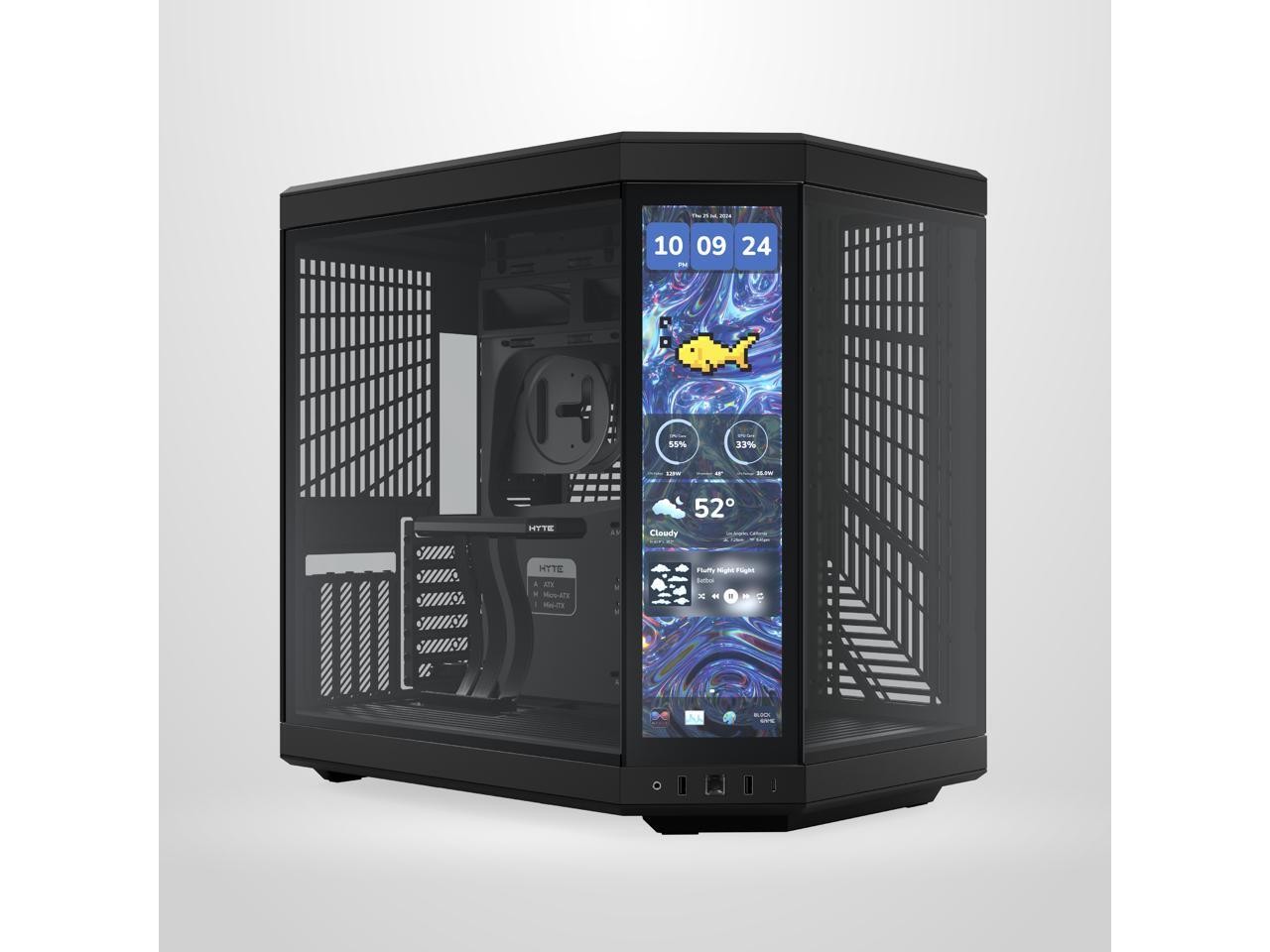 HYTE Y70 touch infinite Dual Chamber ATX Mid Tower Modern Aesthetic Case With